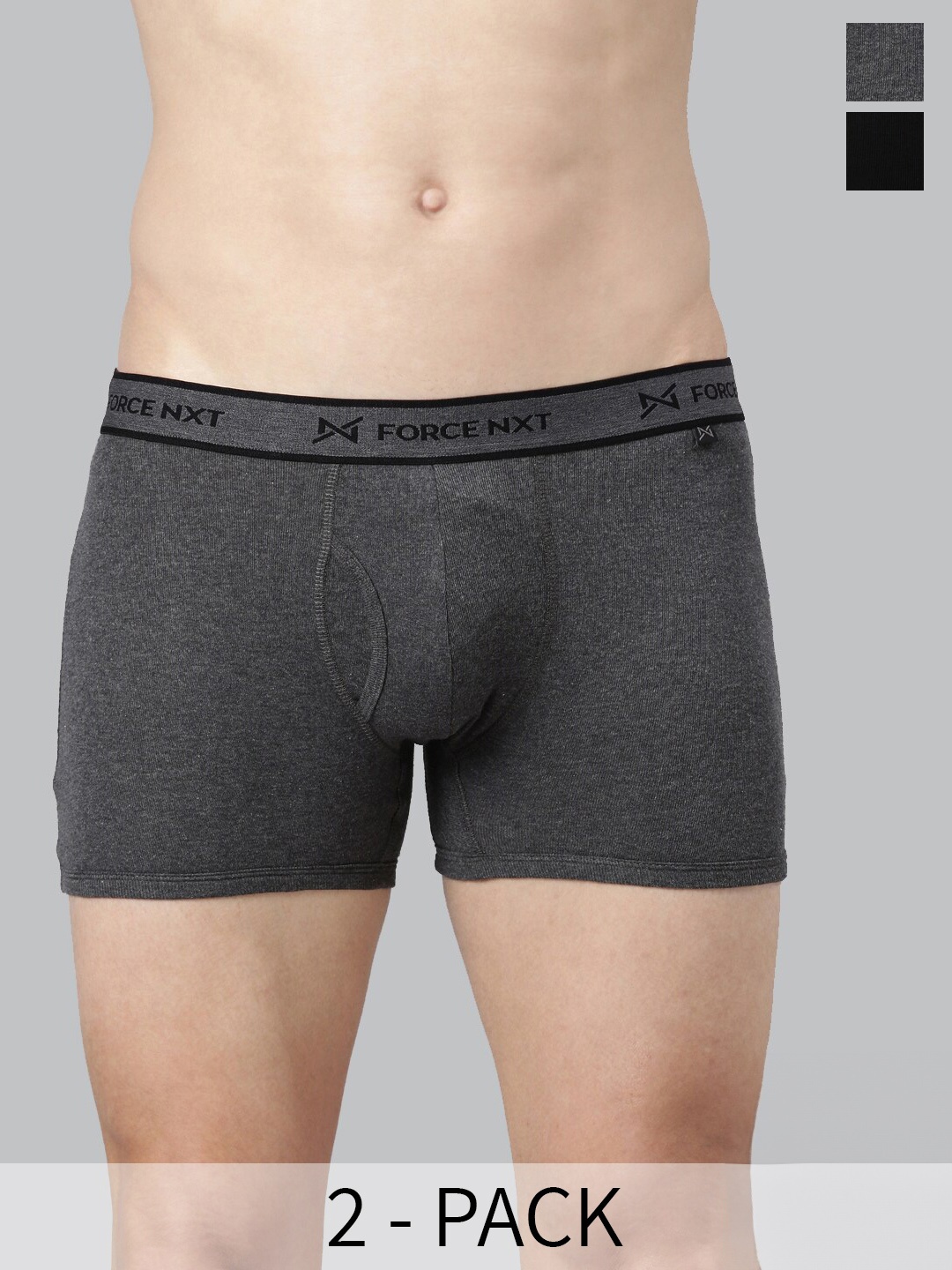 

Force NXT Pack Of 2 Assorted Cotton Trunks MNFR-222-R3-ASST-C1-PO2-Multi