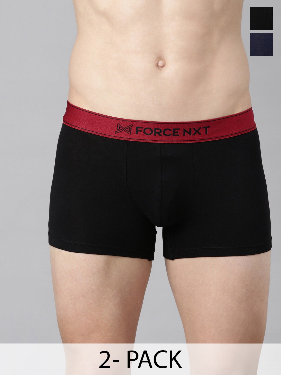 

Force NXT Pack Of 2 Assorted Printed Pure Cotton Trunks MNFL-45-R3-ASST-C3-PO2-Multi