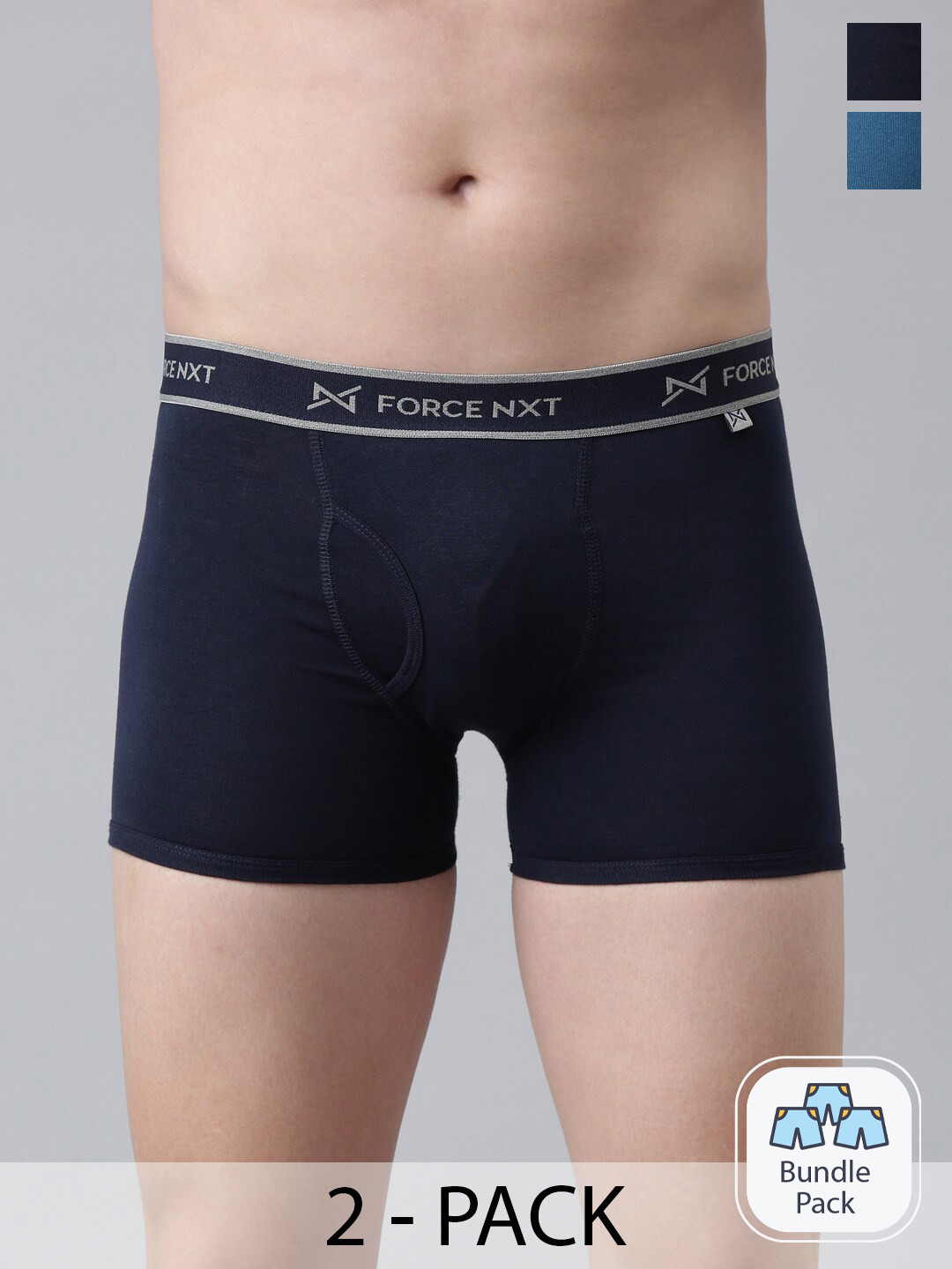 

Force NXT Pack Of 2 Assorted Printed Pure Cotton Trunks MNFF-134-R3-ASST-C3-PO2-Multi