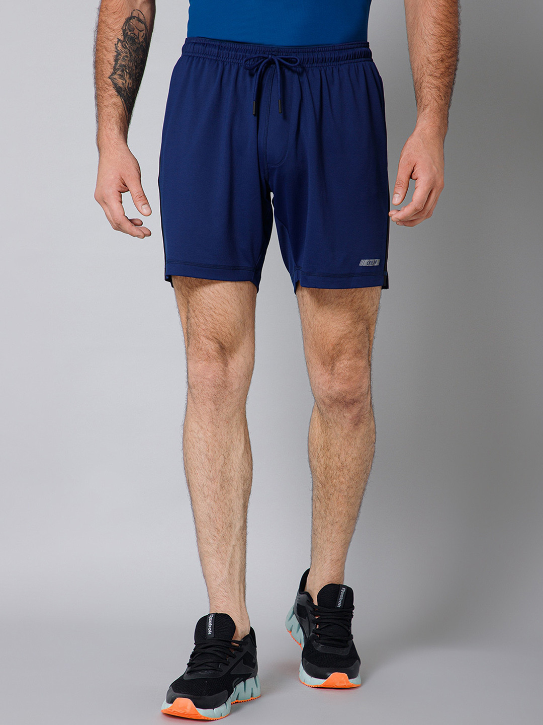 

Cantabil Men Mid Rise Sports Shorts, Blue