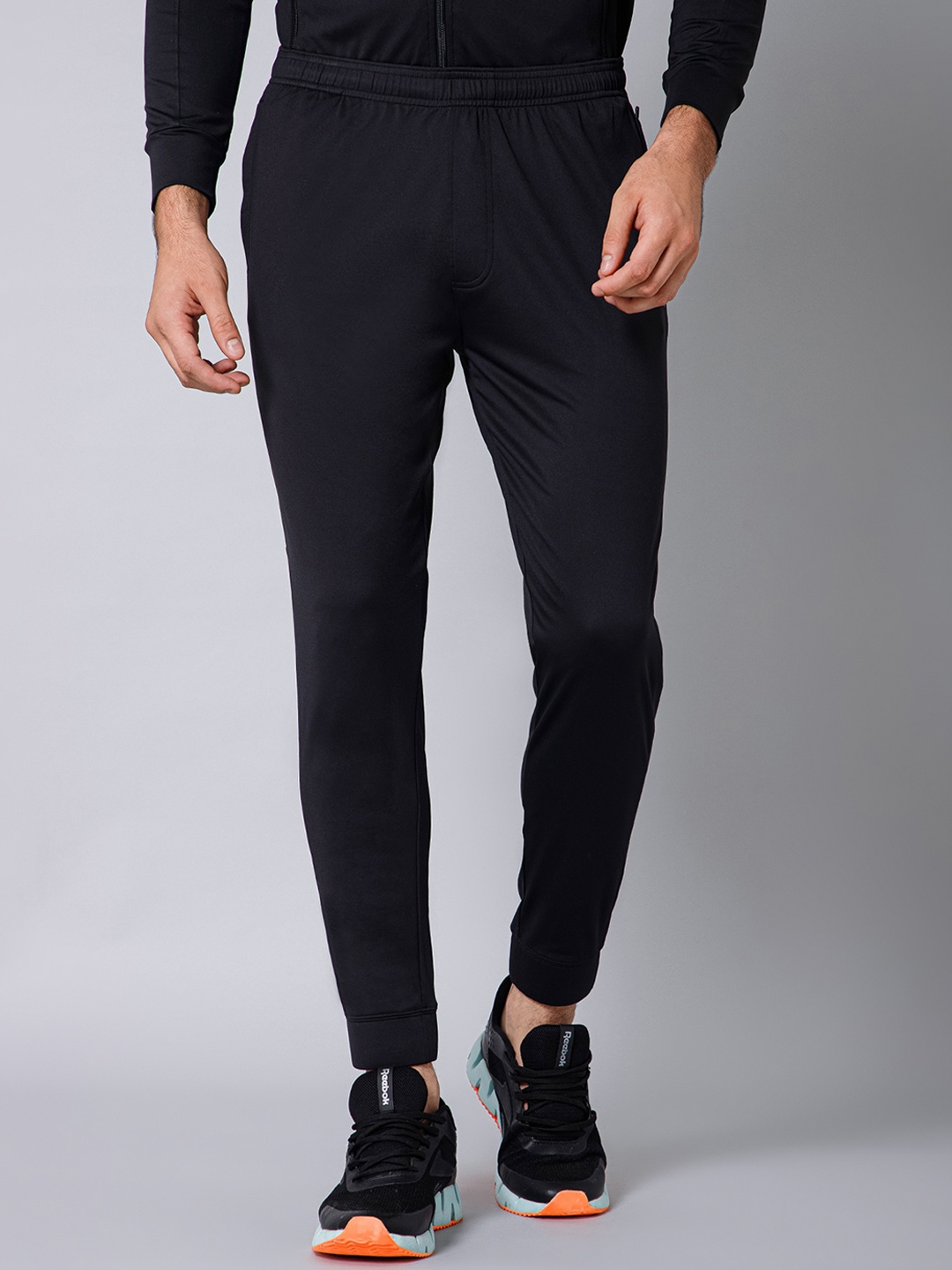 

Cantabil Men Regular Fit Track Pants, Black