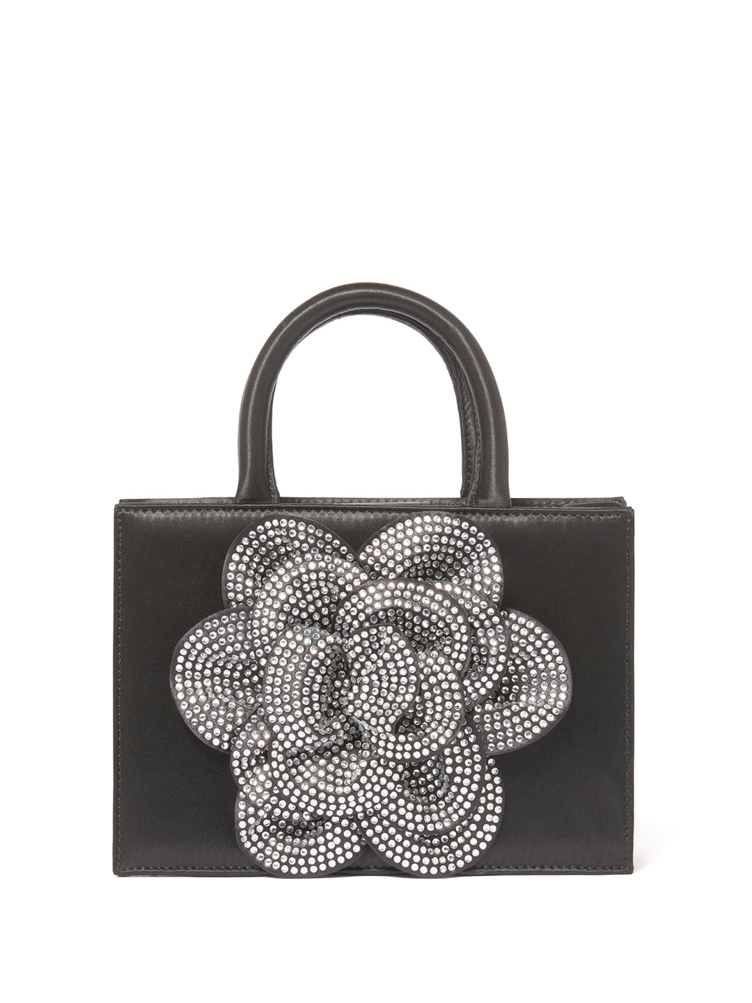 

Forever New Embellished Structured Handheld Bag, Black