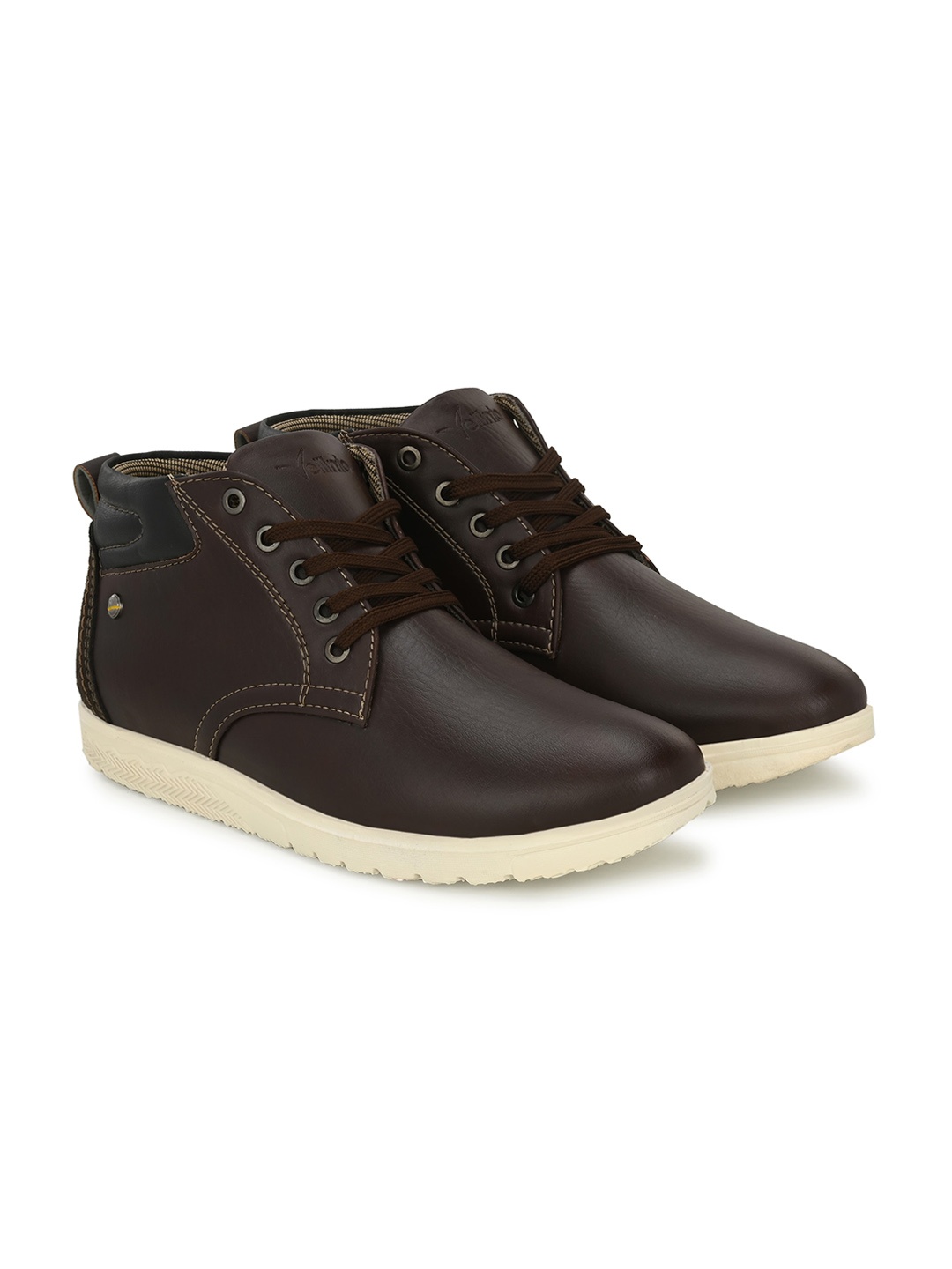 

Vellinto Men KIERAN Mid Top Regular Boots, Brown