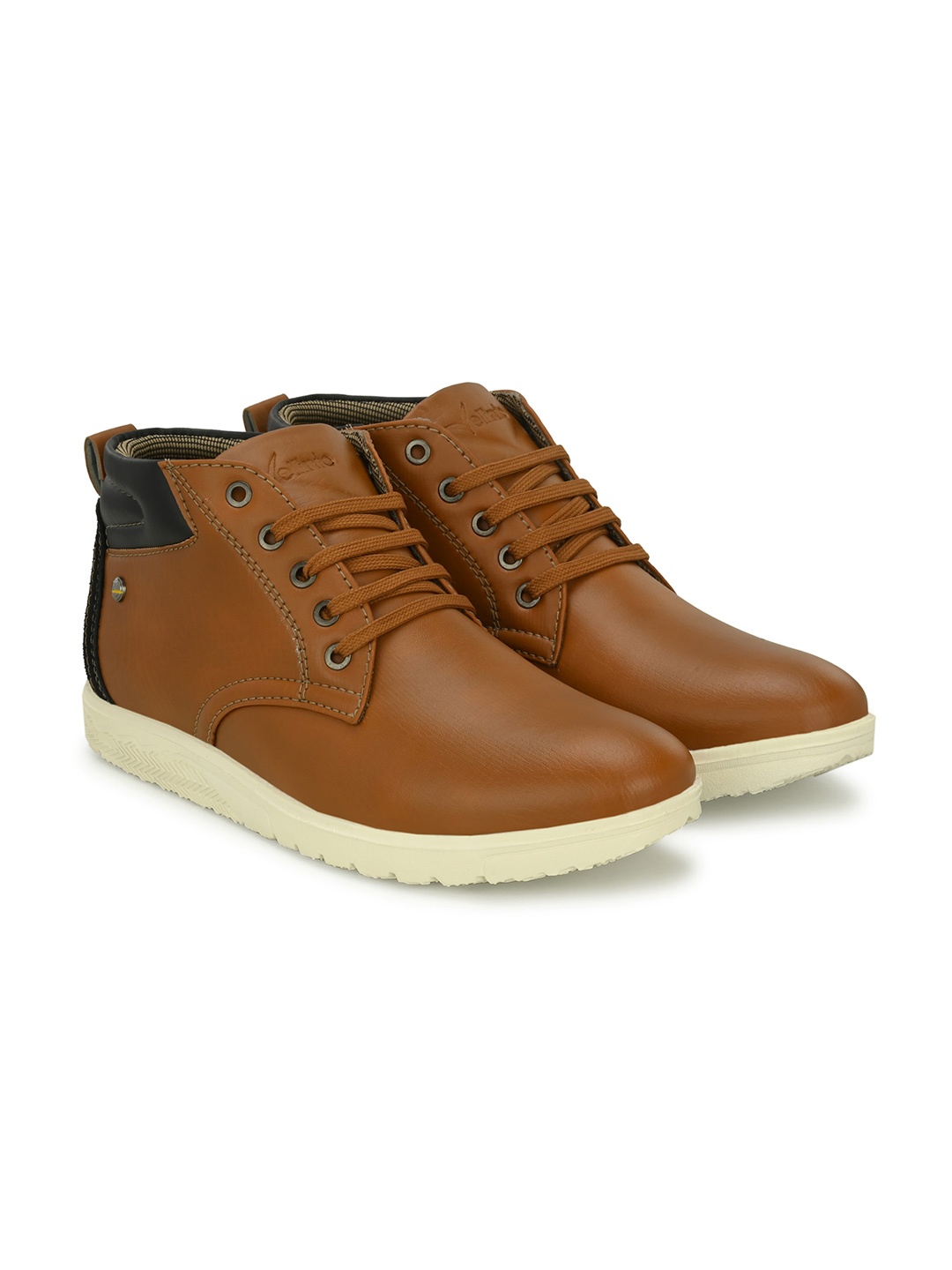 

Vellinto Men Kieran Mid-Top Regular Boots, Tan