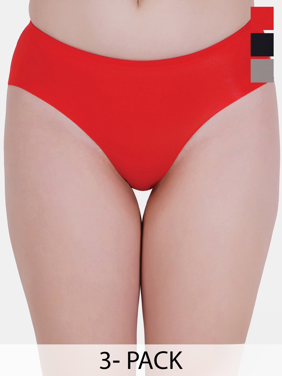

Reveira Pack Of 3 Assorted Hipster Briefs