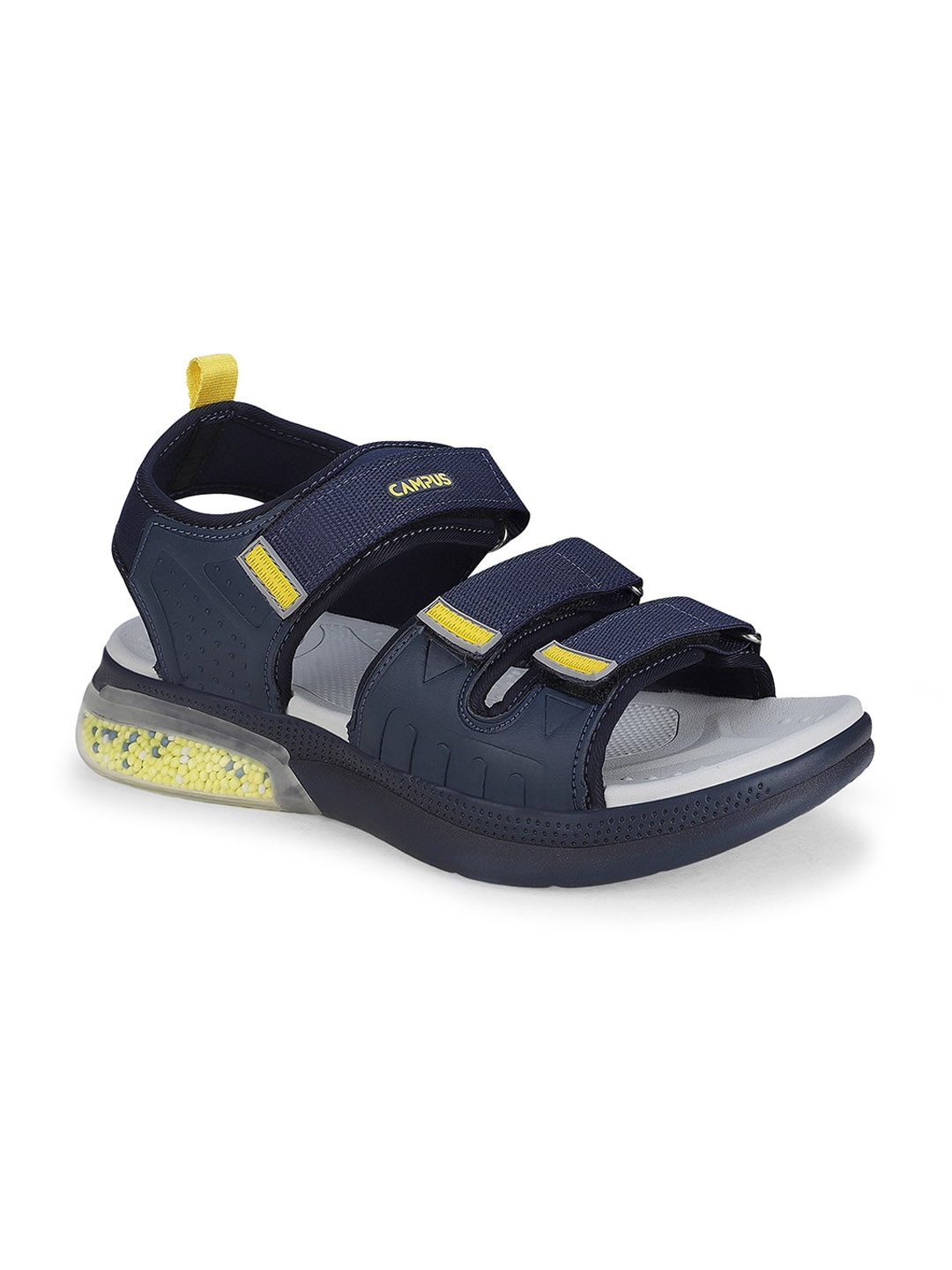 

Campus Men Textured Sports Sandals, Navy blue