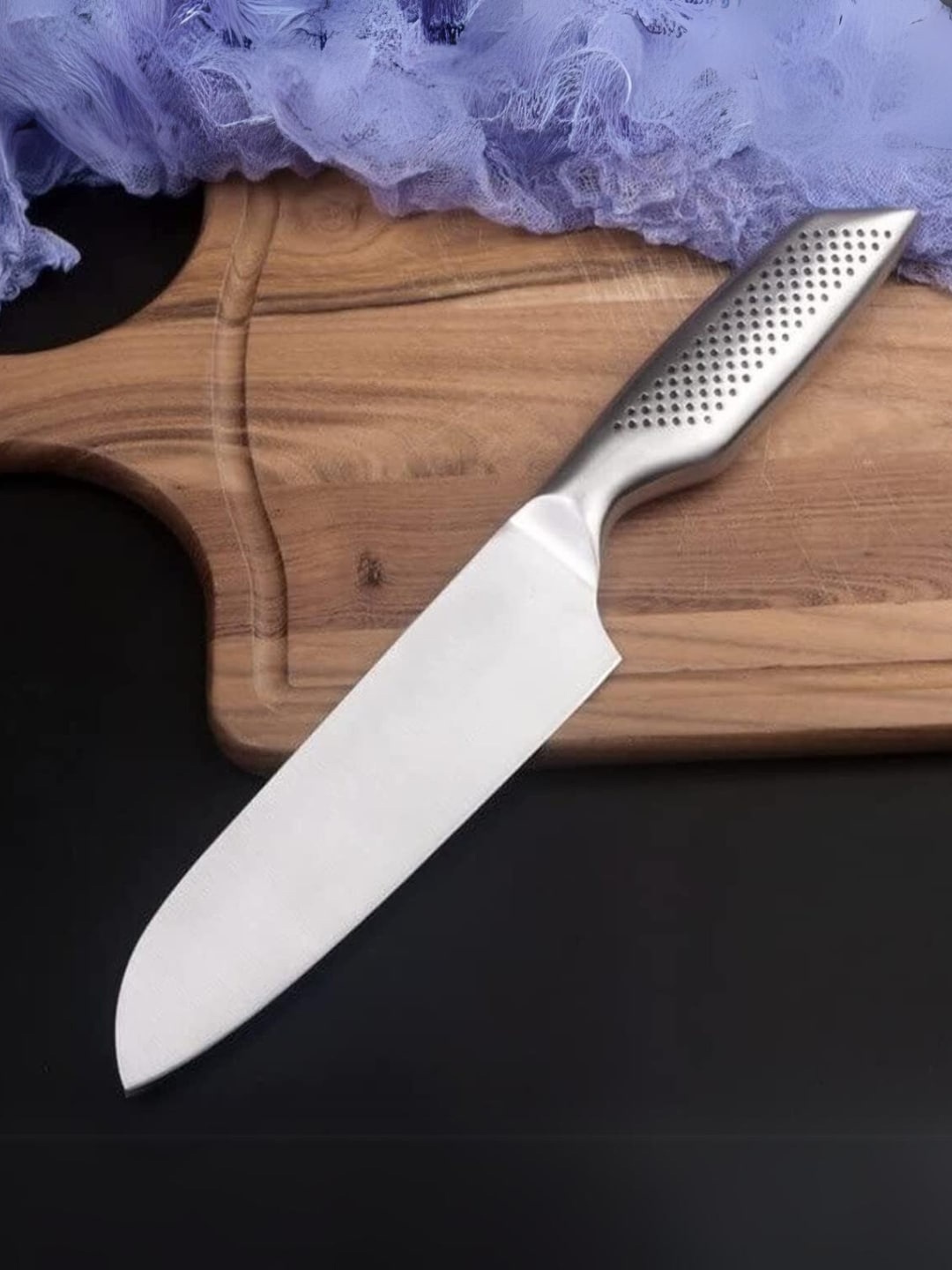 

YELONA Stainless Steel Non-Slip Chef Knife, Silver