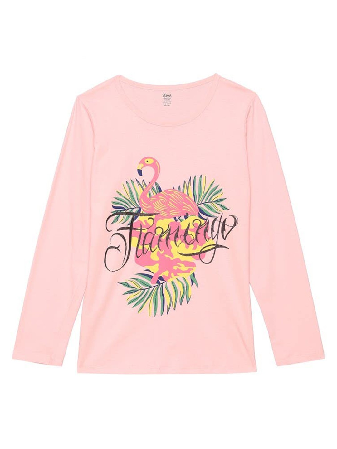 

2Bme Girls Graphic Printed Cotton T-shirt, Pink