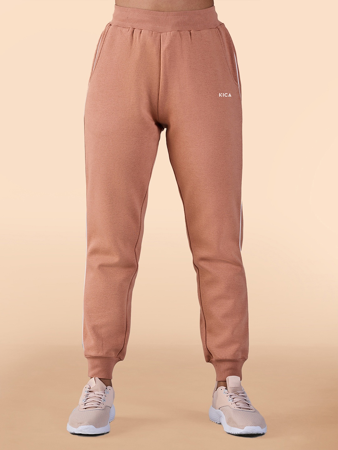 

KICA Relaxed Fit Mid Rise Anti Odour Track Pant, Orange