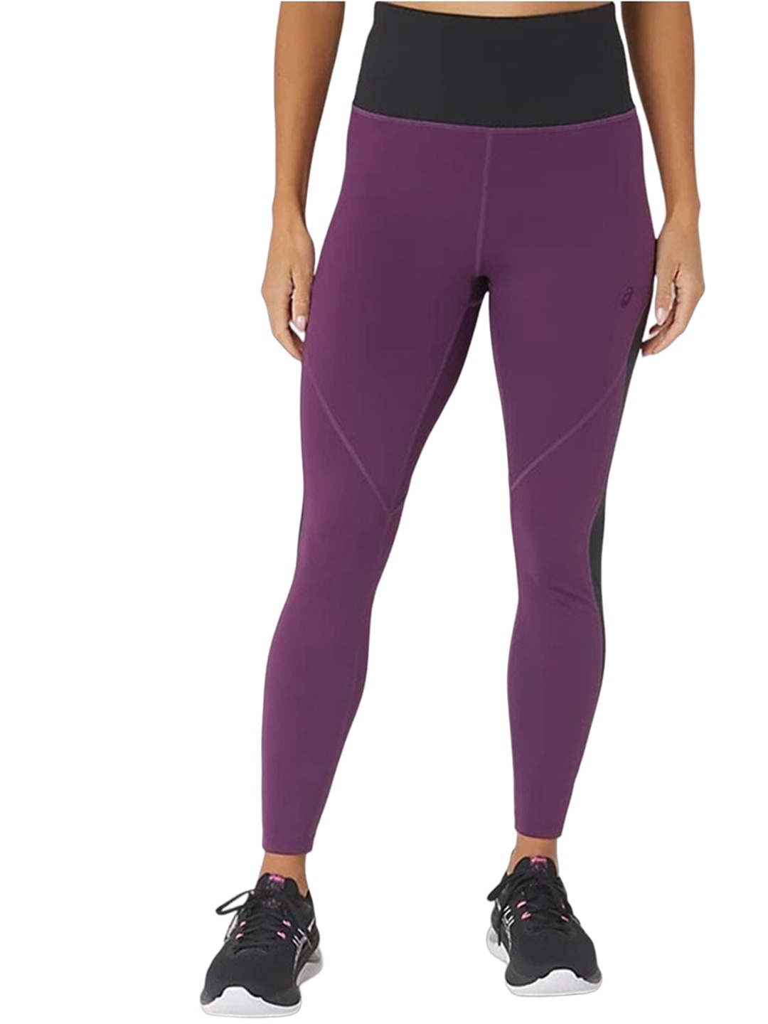 

ASICS Flex Women High-Rise Ankle Length Tights, Purple