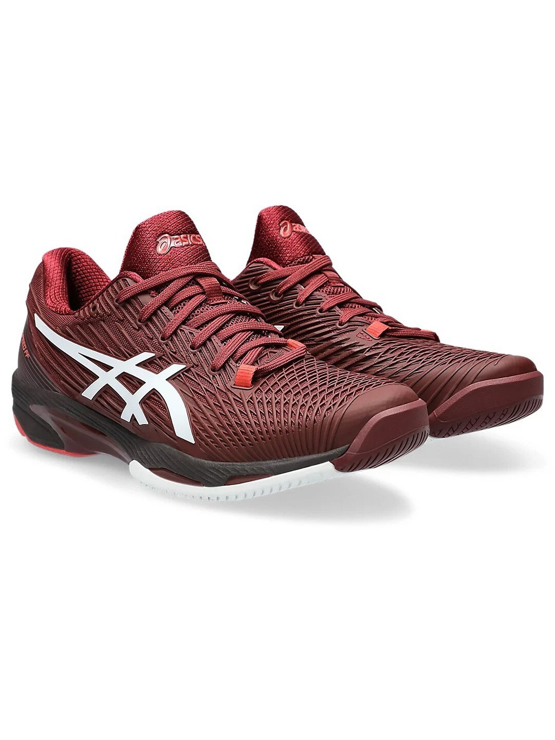 

ASICS Men Solution Speed FF 2 Textured Tennis Shoes, Red