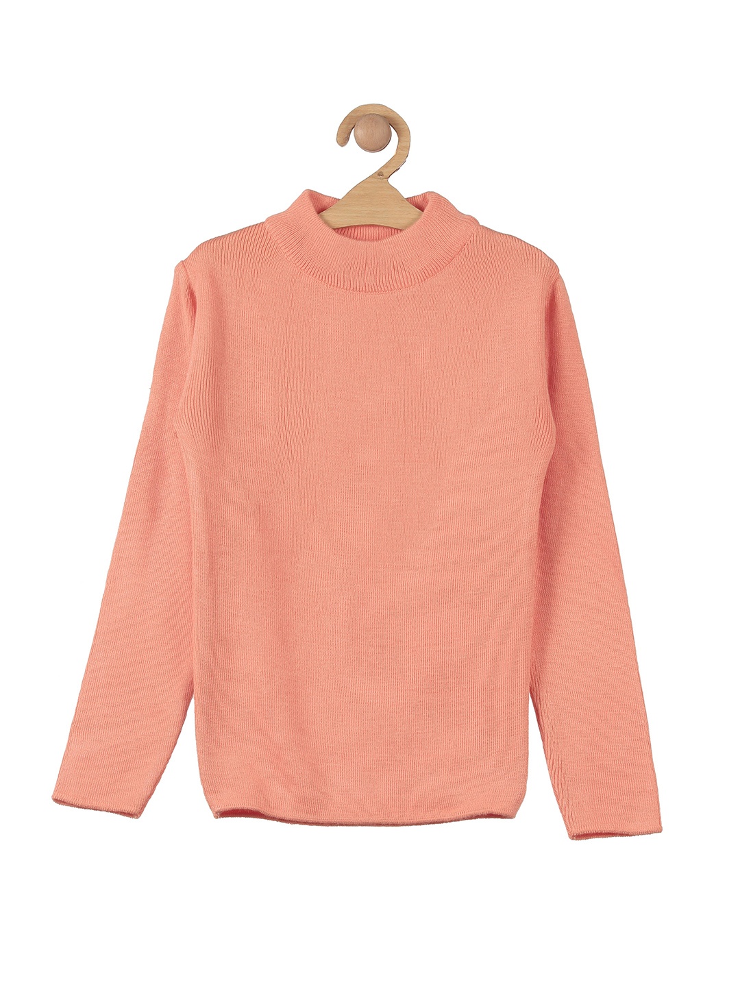 

Lil Lollipop Kids Round Neck Pullover Sweater, Peach