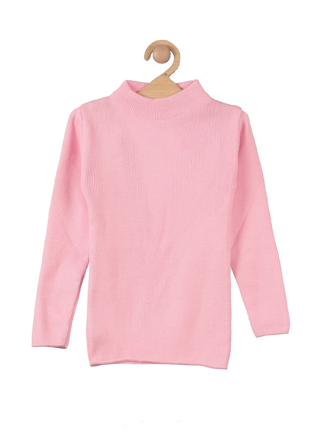 

Lil Lollipop Kids Turtle Neck Acrylic Pullover, Pink