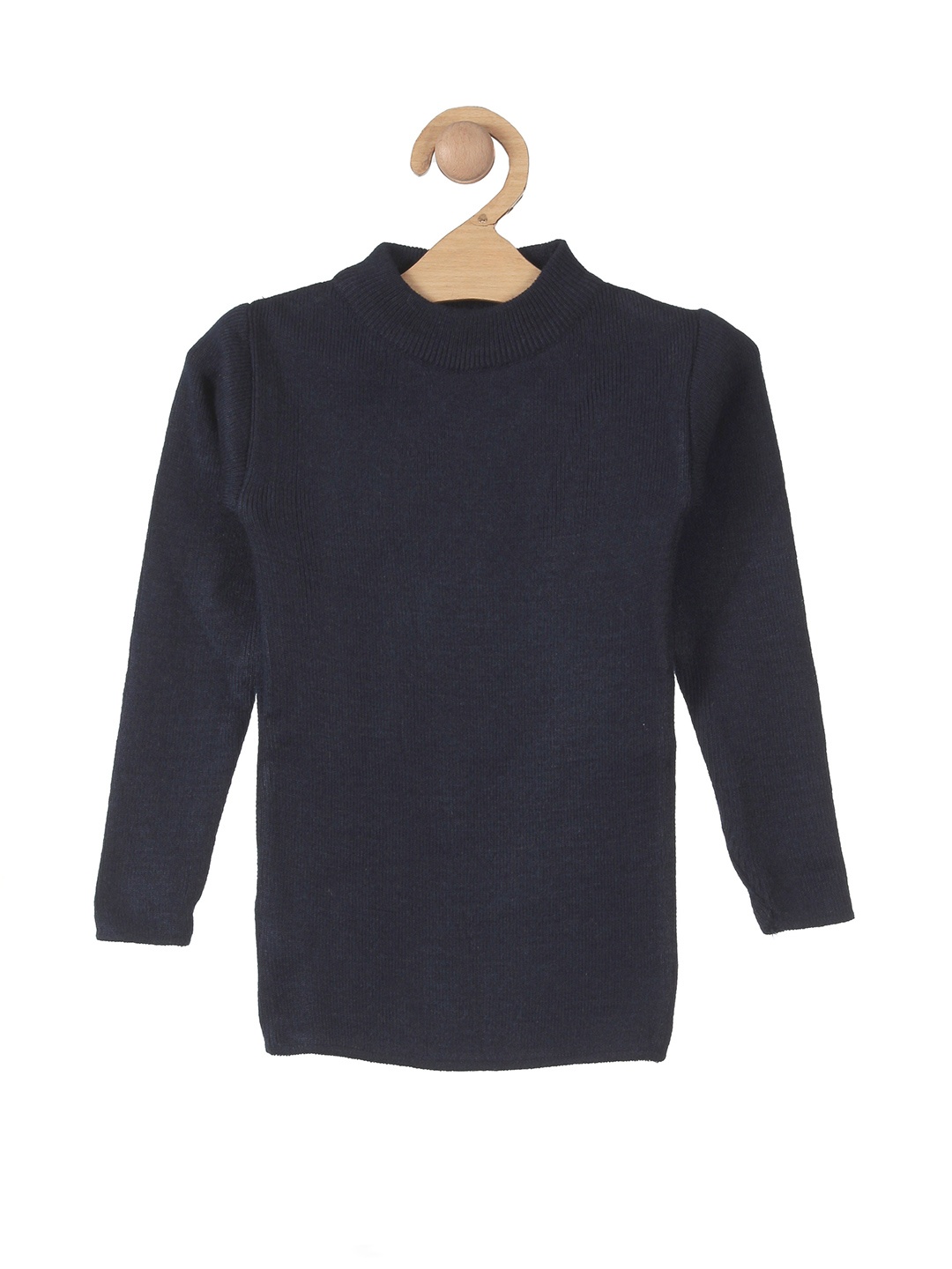 

Lil Lollipop Kids Round Neck Acrylic Pullover, Navy blue