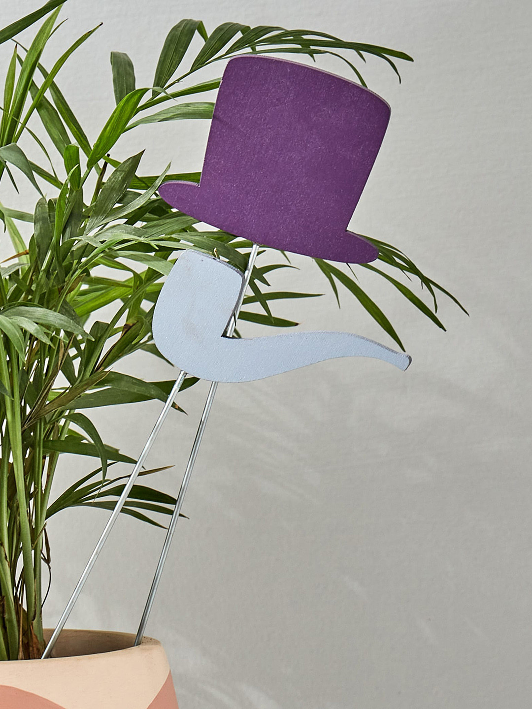 

Home Centre Lets Garden Purple & Grey 2 Pieces Decorative Wooden Garden Sticks