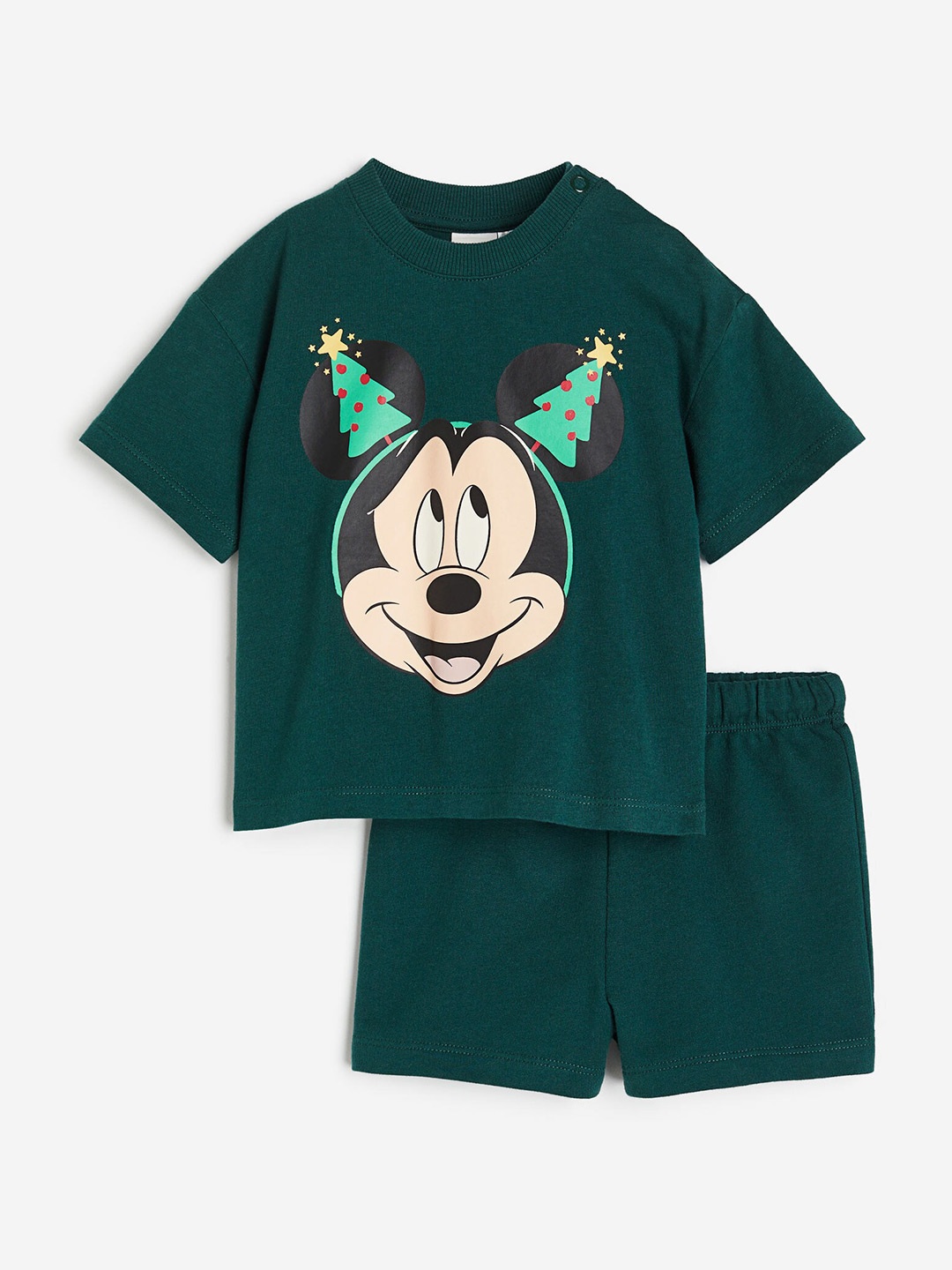 

H&M Boys 2-Piece Cotton Set, Green