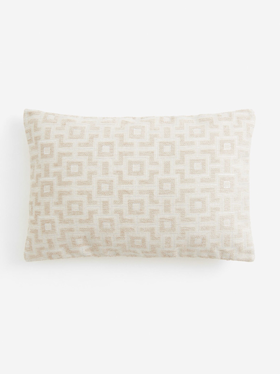 

H&M Beige Jacquard-Weave Cushion Cover