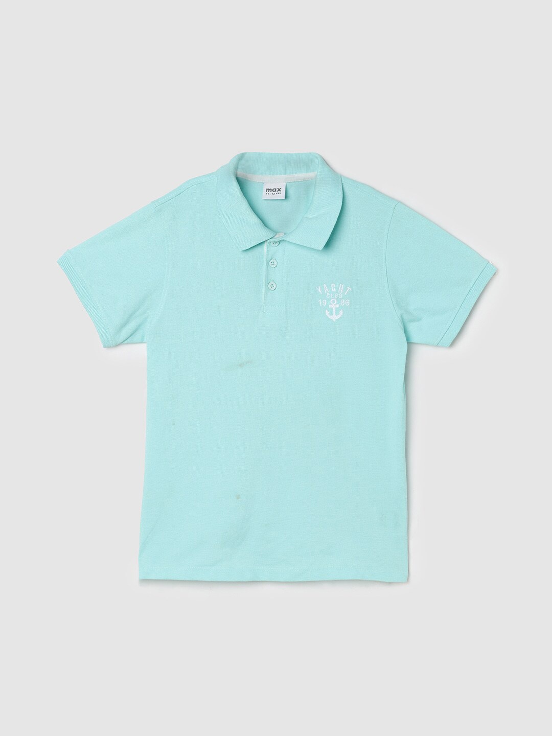 

max Boys Polo Collar T-shirt, Blue