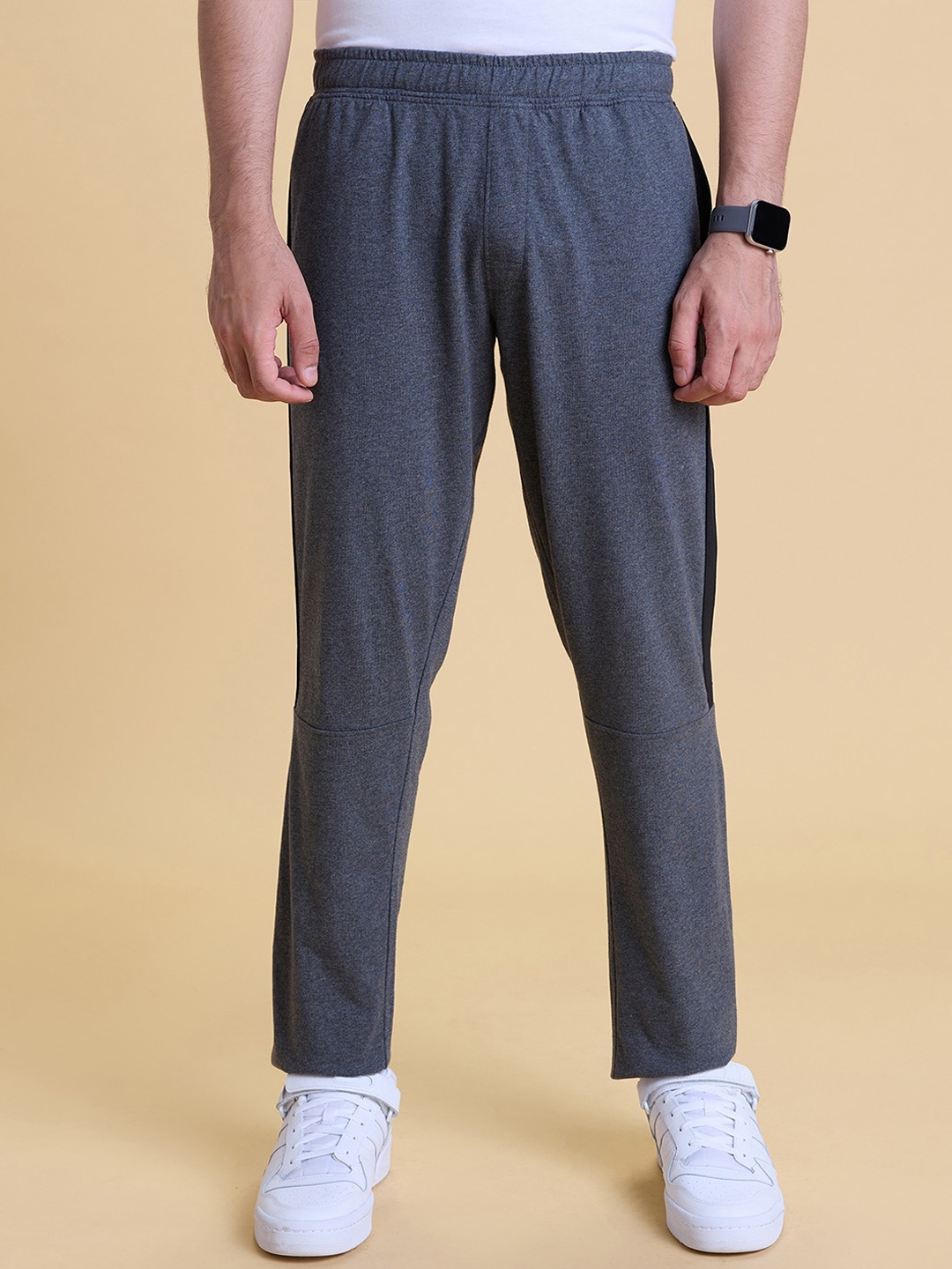 

Gloot Men Cotton Rich Durable & Anti Fade Track Pants, Charcoal