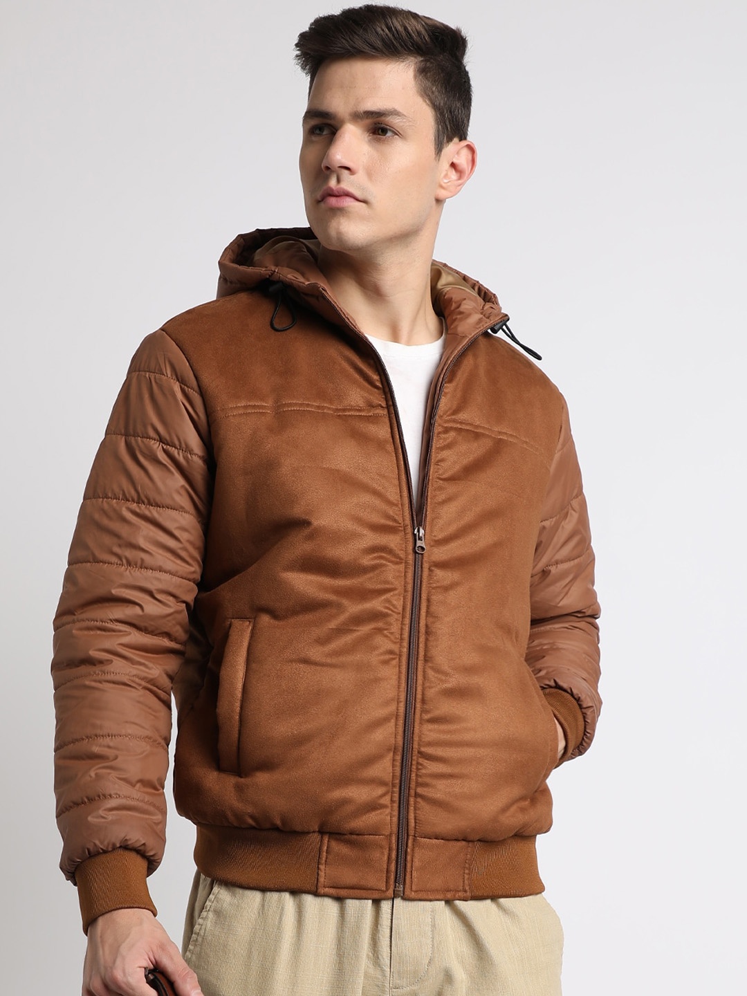 

Dennis Lingo Hooded Padded Jacket, Brown