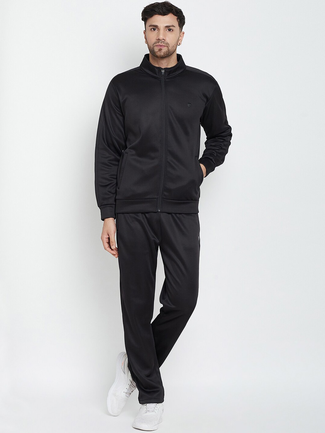 

Okane Mock Collar Tracksuit, Black