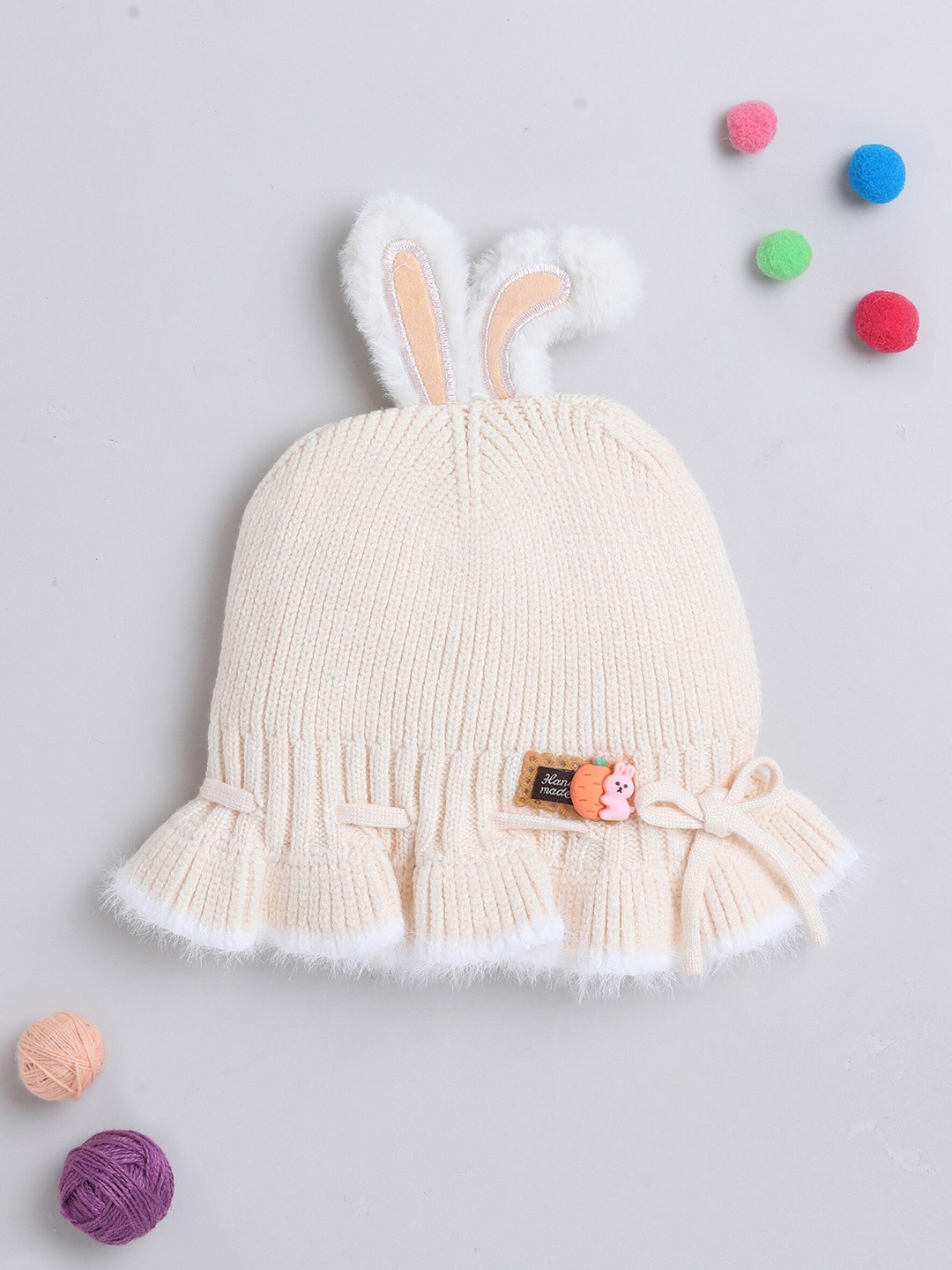 

The Magic Wand Kids Woollen Beanie, Off white