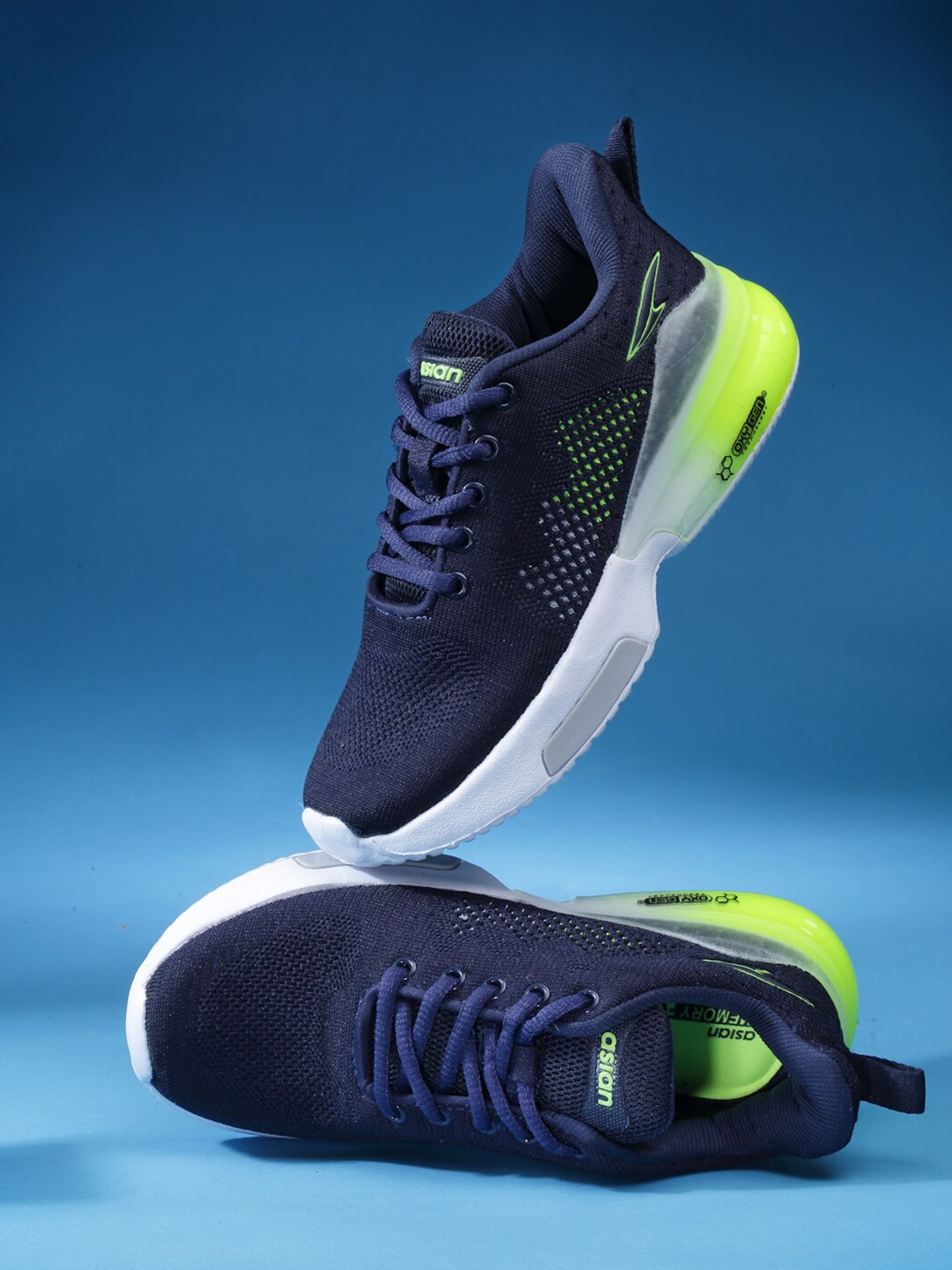 

ASIAN Boys Yodha-03 Lace-Up Running Shoes, Navy blue