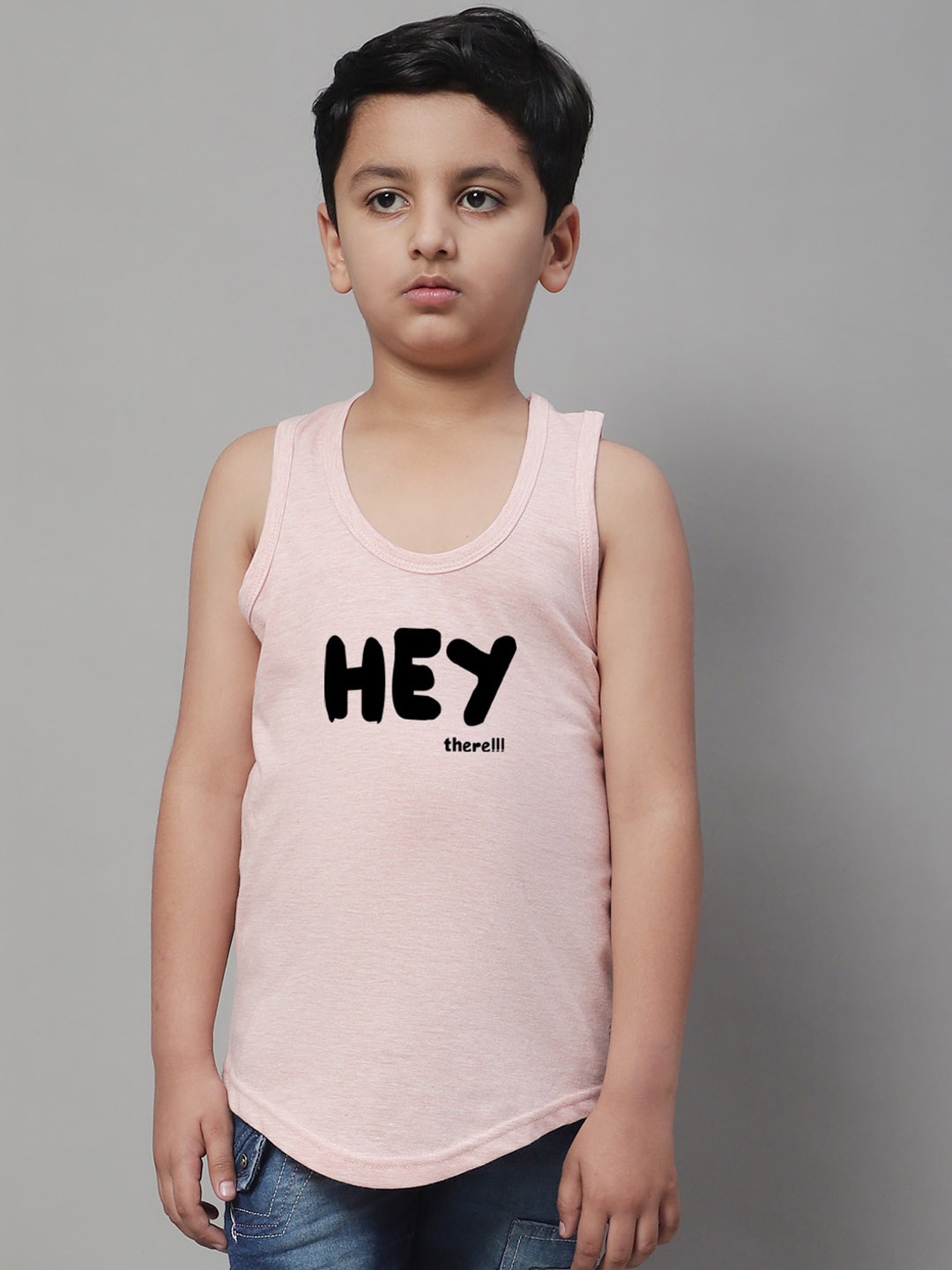 

Friskers Boys Printed Pure Cotton Tank Vest 3110KDC262-ML32, Coral