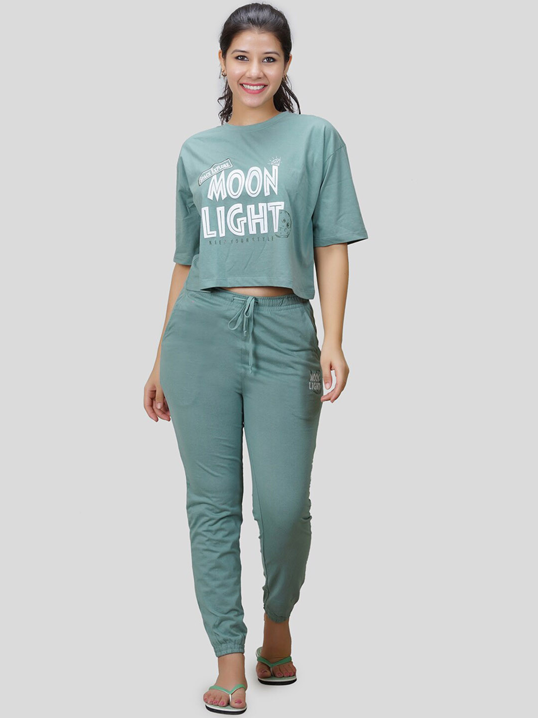 

She N She Hosiery Co-ord Set, Green
