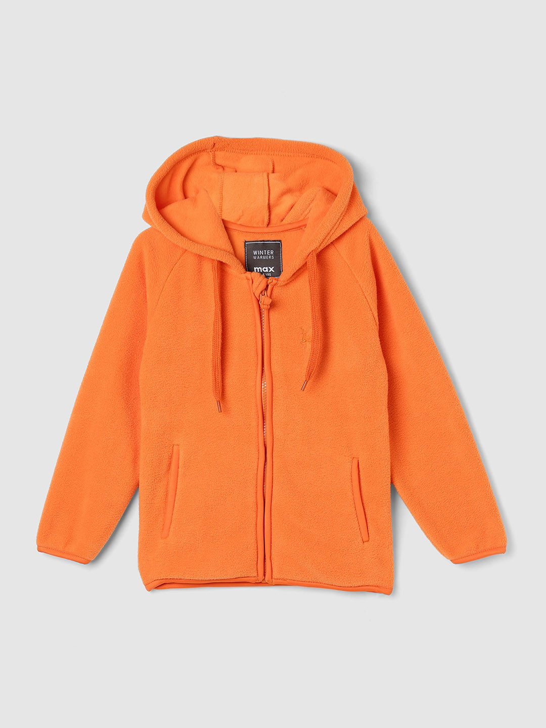

max Boys Hooded Tailored Jacket, Orange