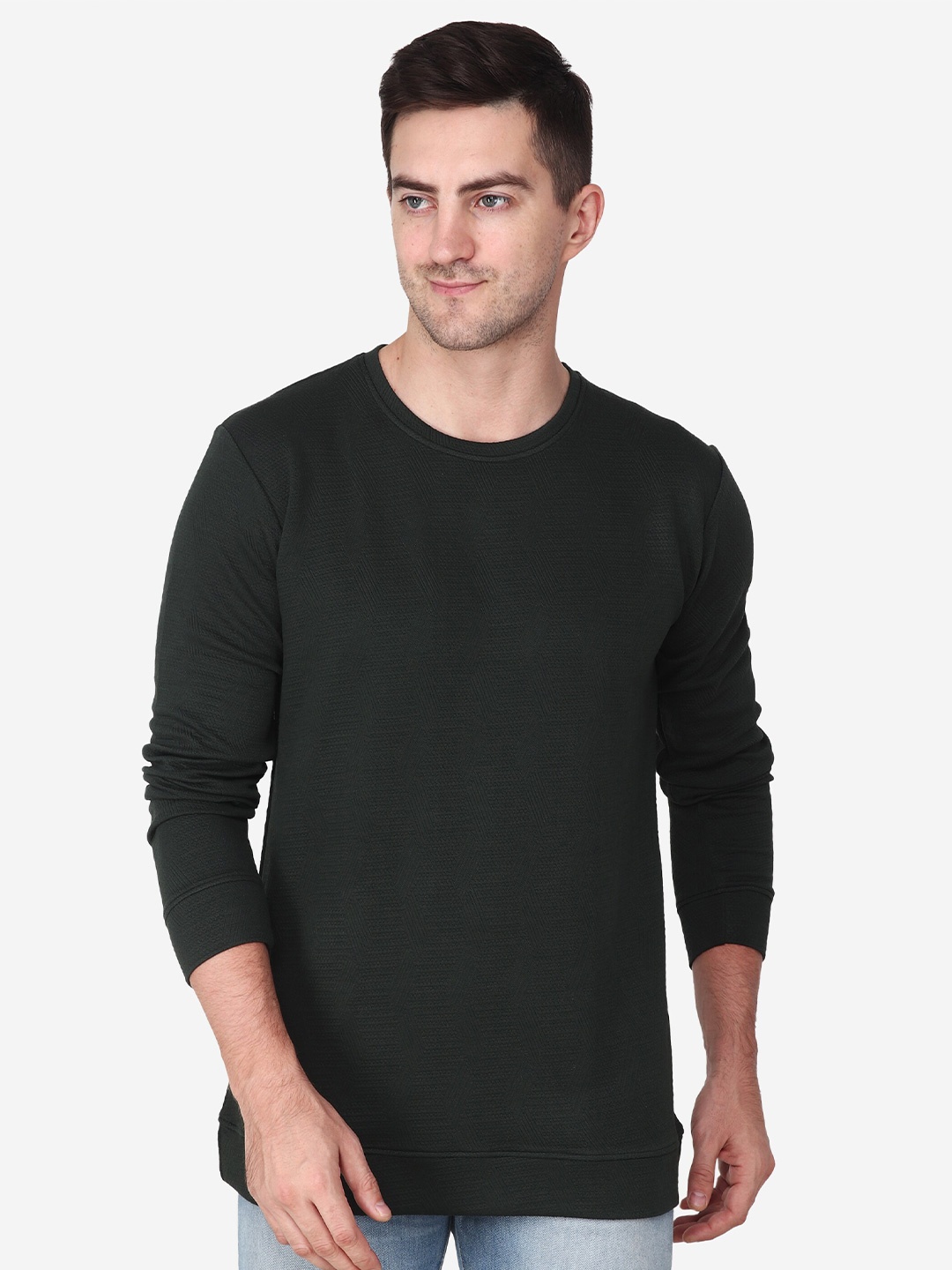 

Steele Pure Cotton Pullover Sweatshirt, Olive