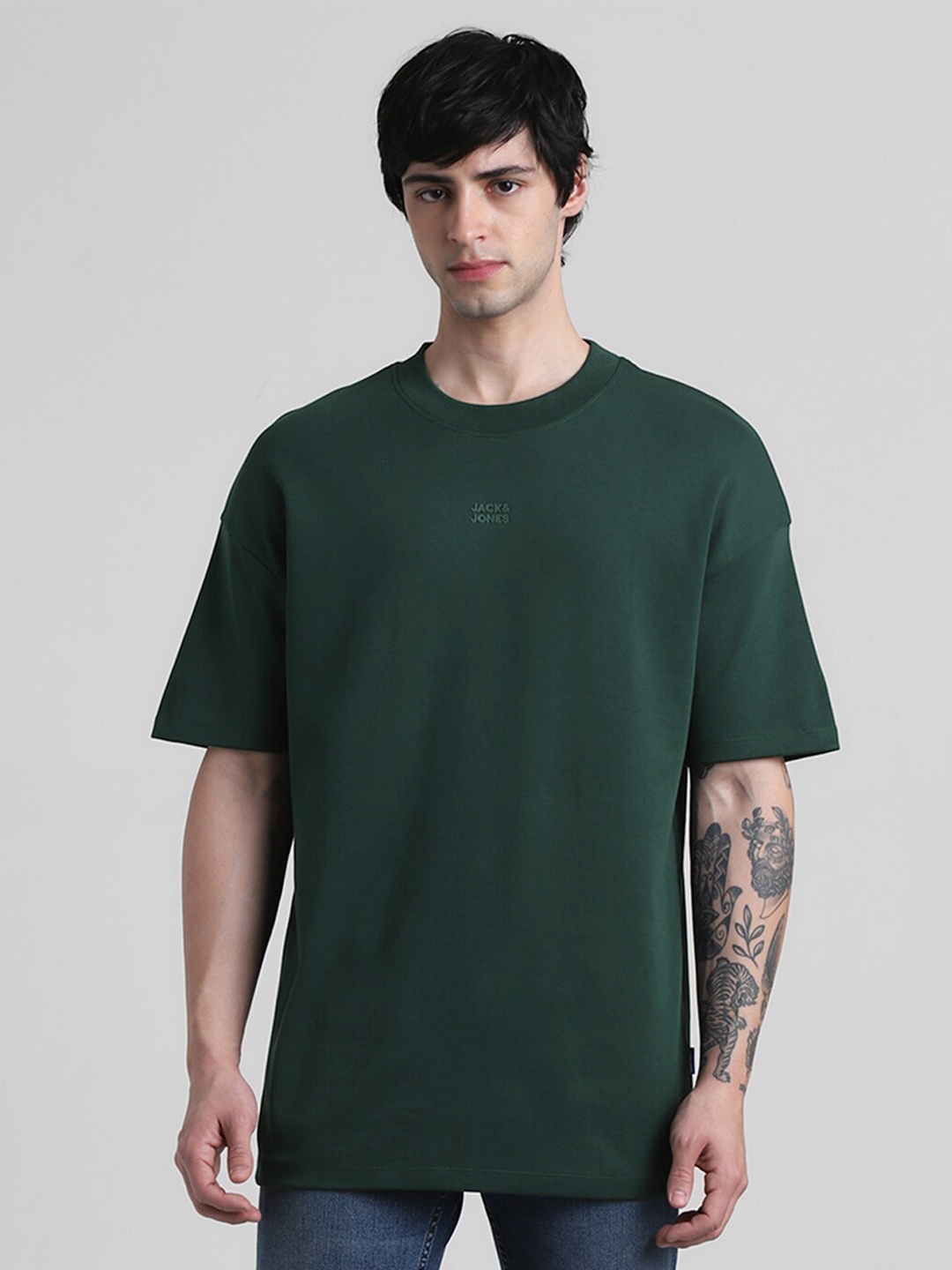 

Jack & Jones Cotton Oversized T shirts, Green