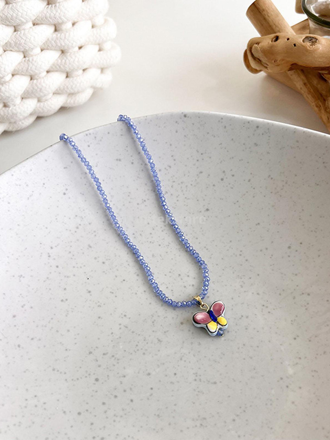 

Lyla Beaded Minimal Necklace, Gold