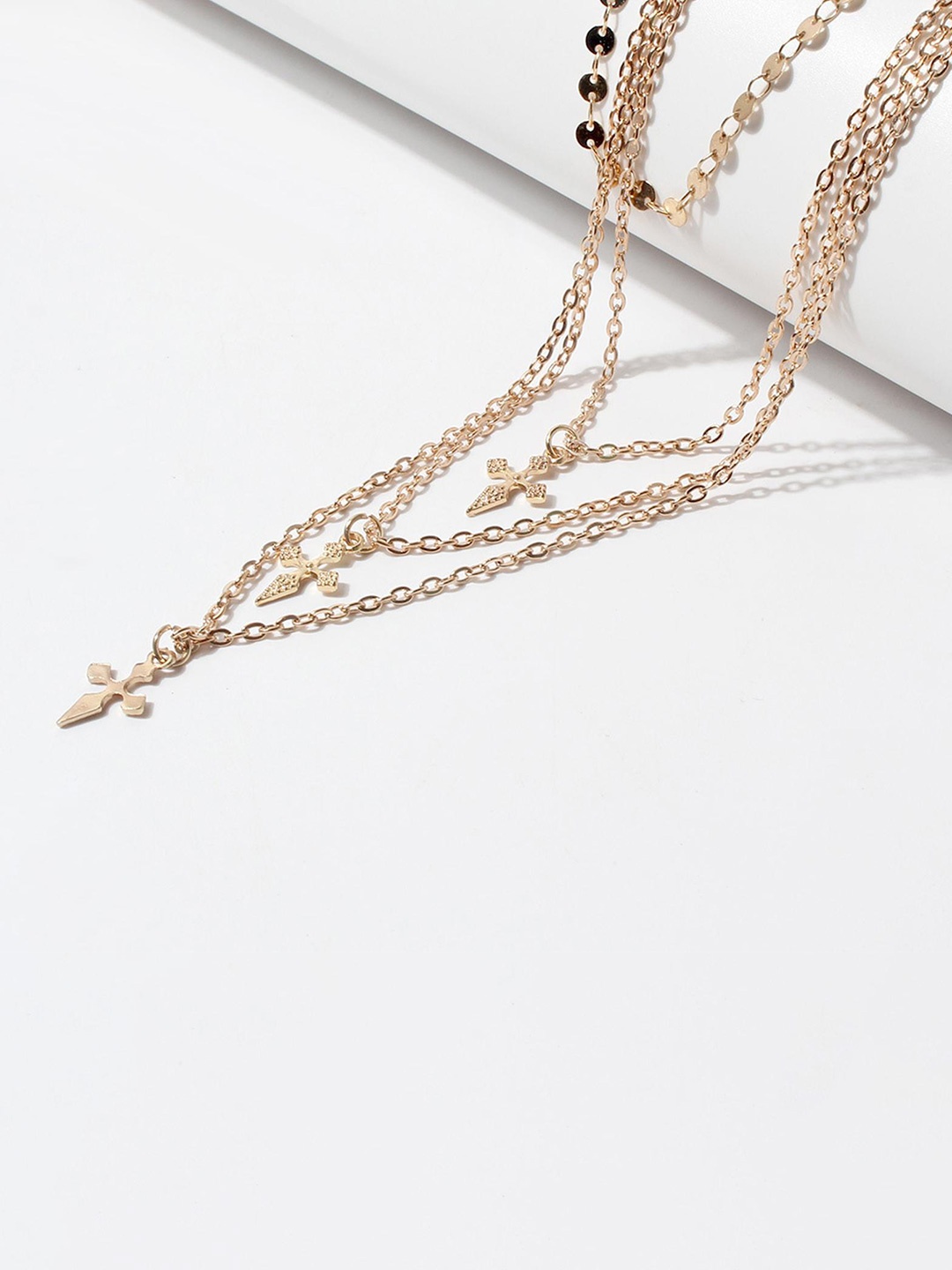 

Lyla Minimal Layered Necklace, Rose gold
