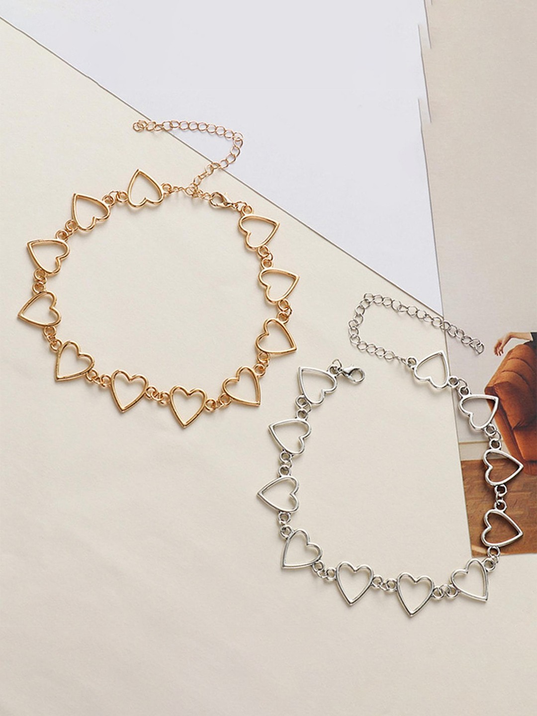 

Lyla Alloy Minimal Necklace, Silver