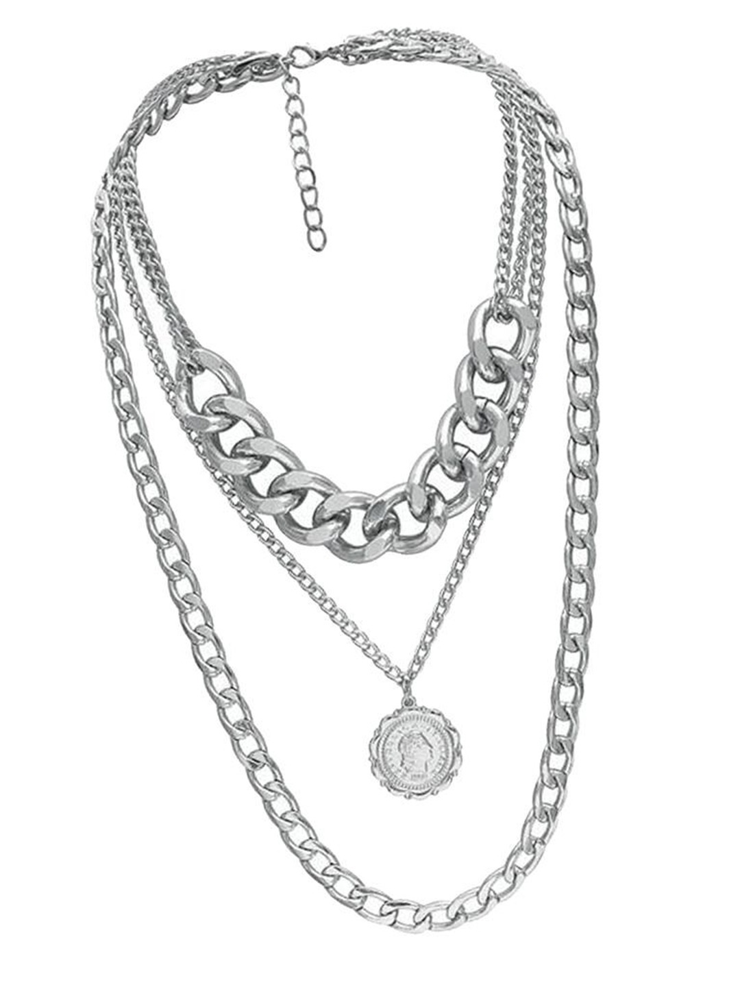 

Lyla Layered Minimal Necklace, Silver