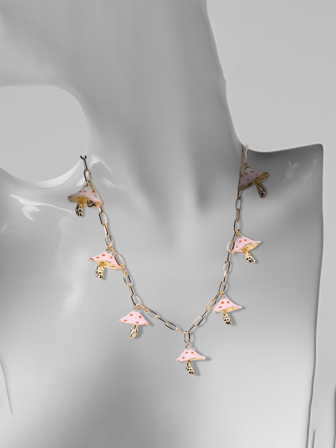 

Lyla Alloy Minimal Necklace, Gold