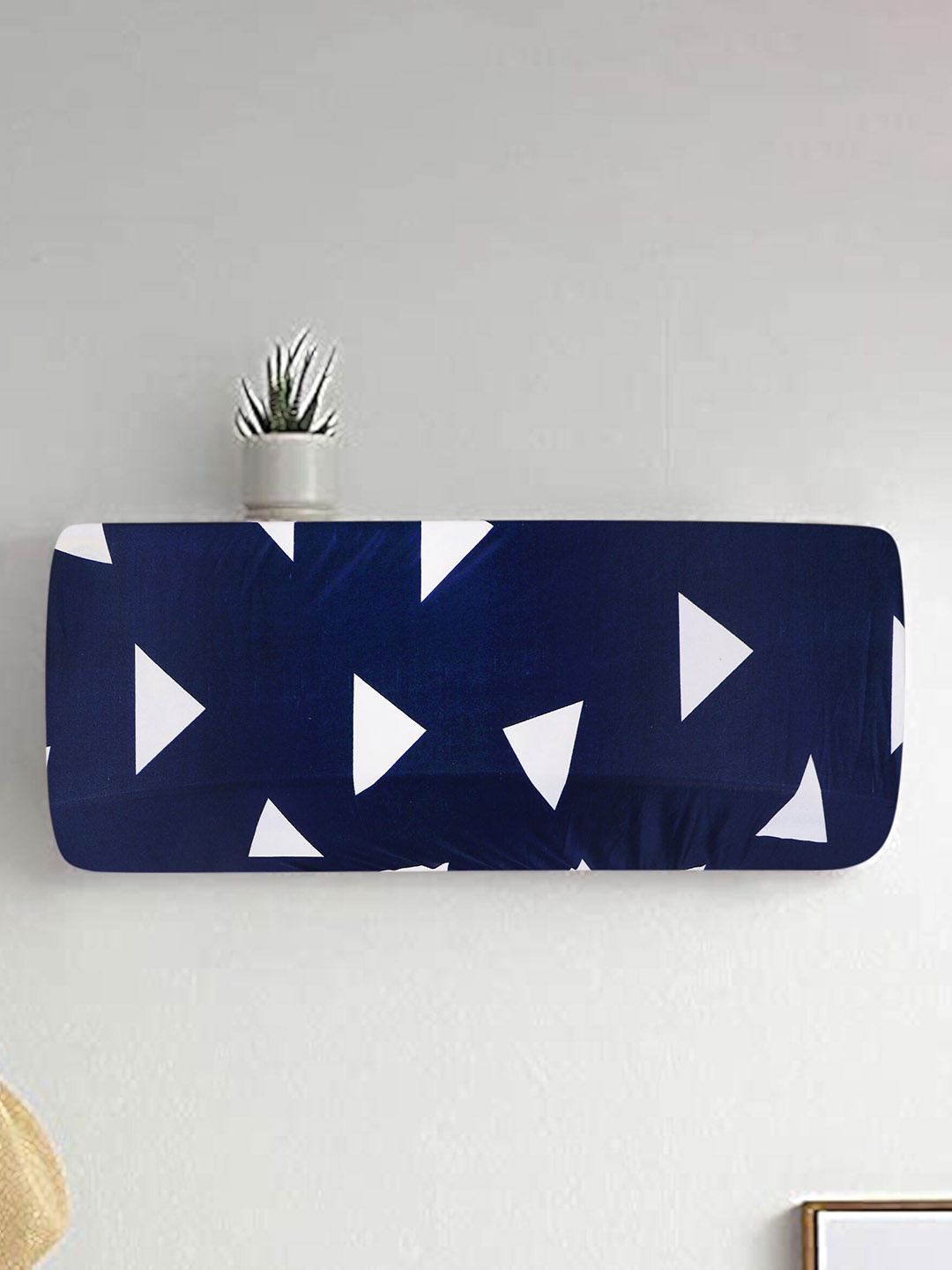 

Dakshya Industries Blue & White Printed Split AC Cover