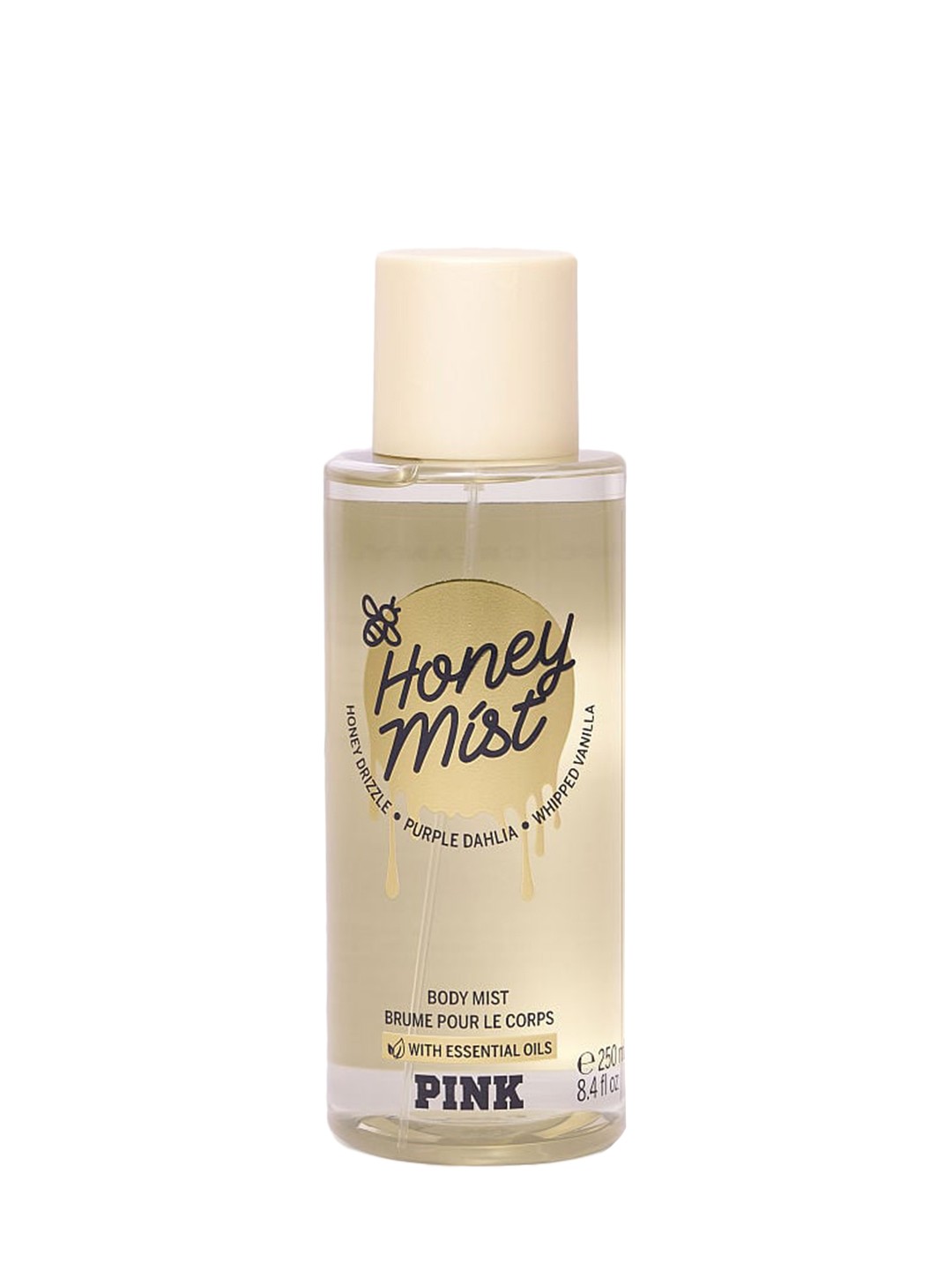 

Victoria's Secret Women Honey Body Mist with Essential Oils 250 ml, Yellow