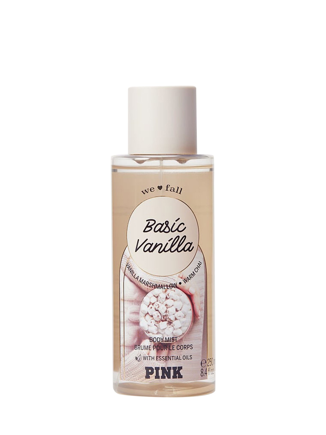 

Victoria's Secret Women Basic Vanilla Fragrance Body Mist - 250ml, Gold