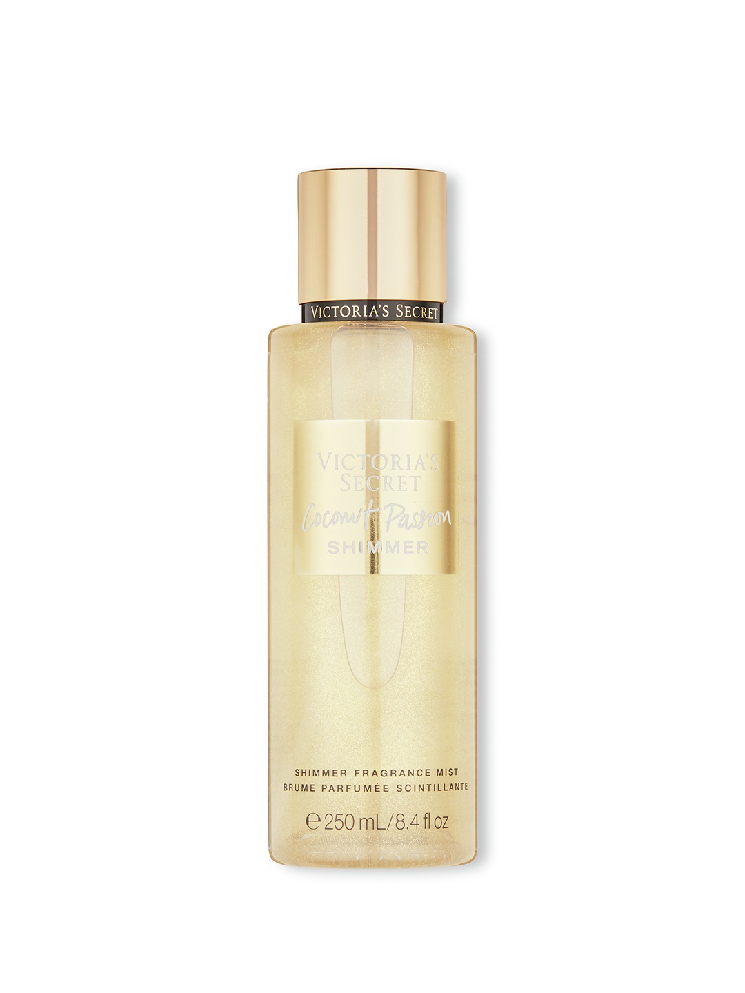 

Victoria's Secret Women Coconut Passion Shimmer Fragrance Mist 250 ml, Gold