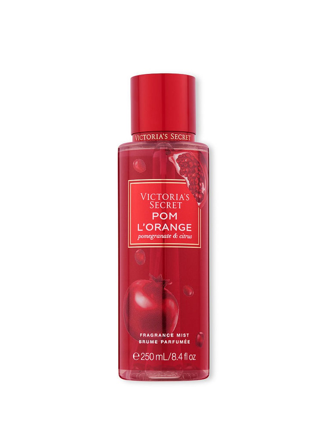 Victoria's Secret Women Pom Lorange Berry Haute Fragrance Mist - 250 ml, Red