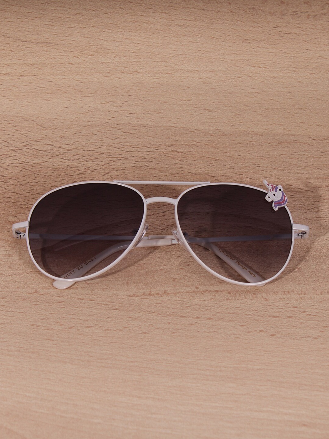 

DukieKooky Kids Aviator Sunglasses with UV Protected Lens DKSG423E, Purple