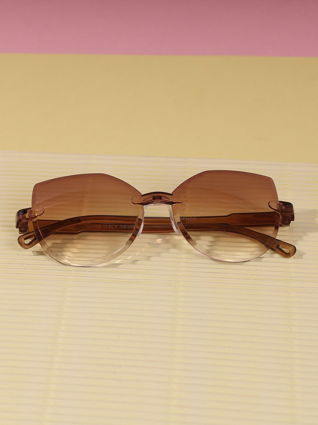 

DukieKooky Kids Butterfly Sunglasses With UV Protected Lens DKSG429D, Brown
