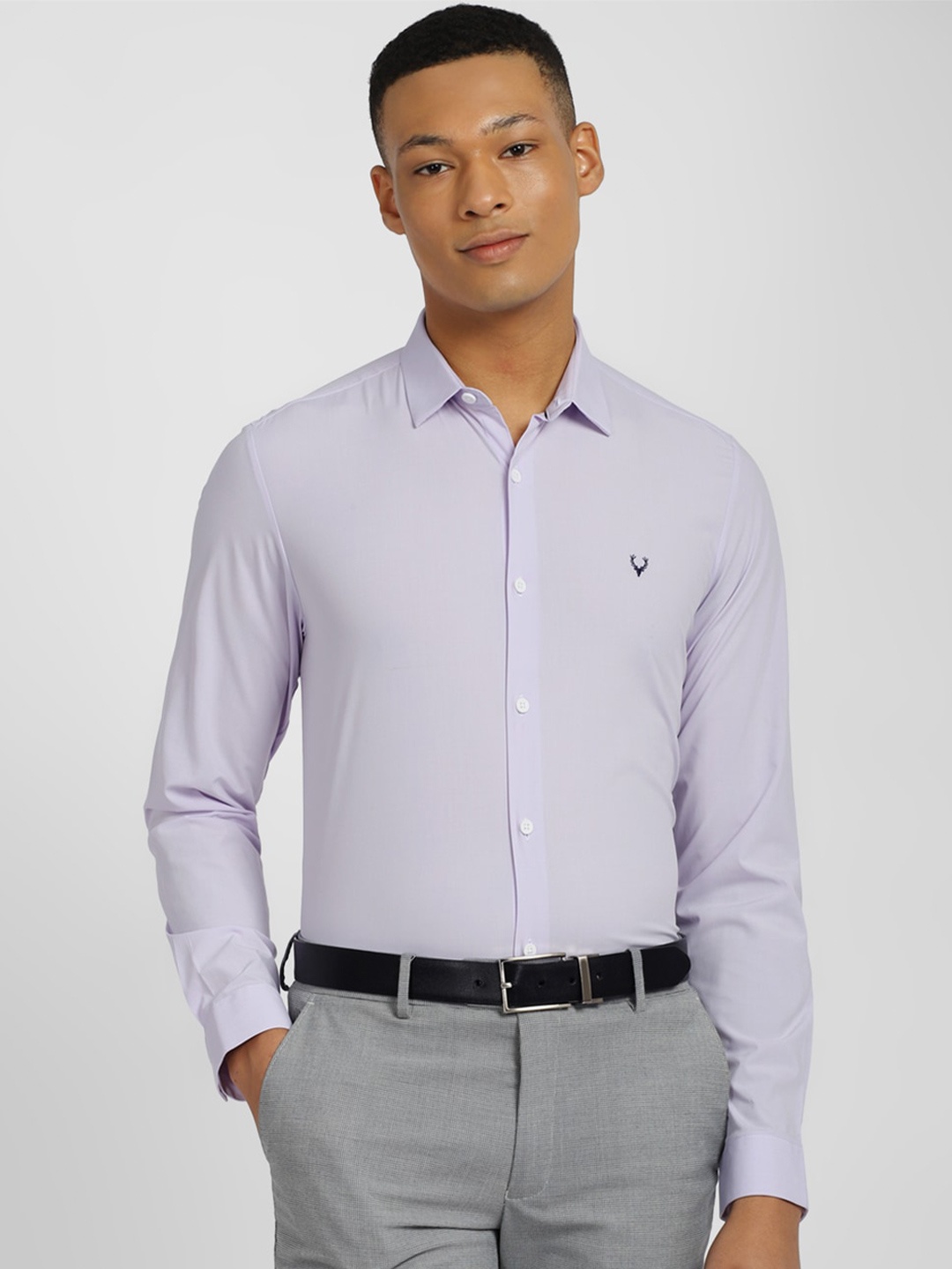 

Allen Solly Slim Fit Opaque Formal Shirt, Purple