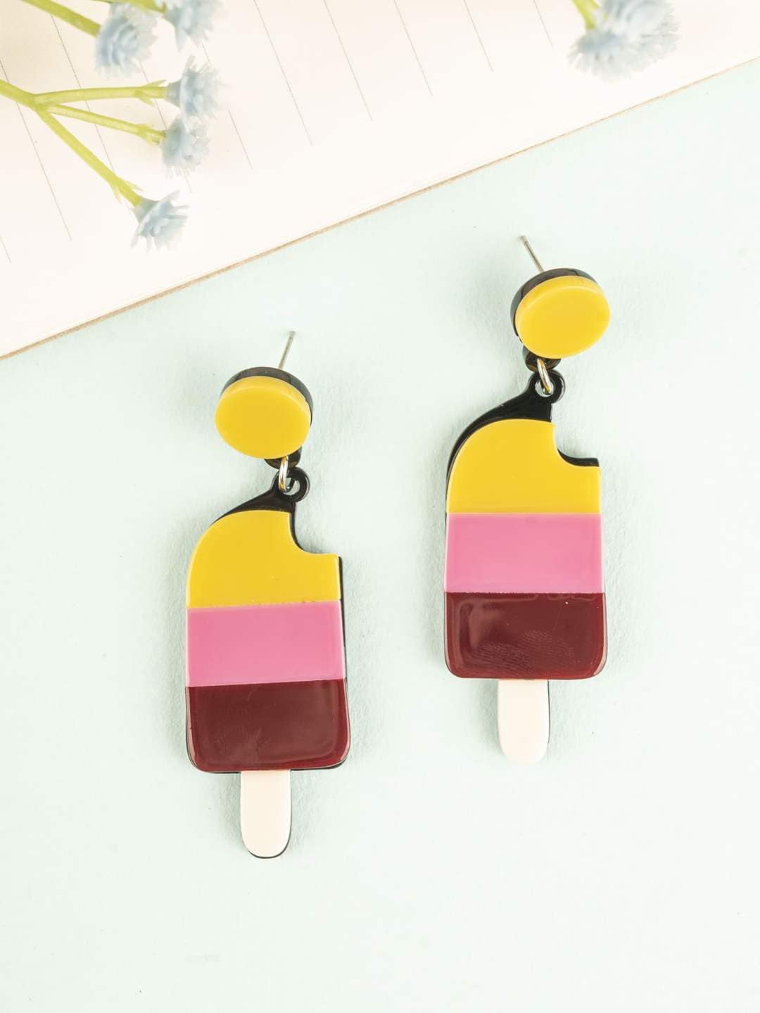 

Crunchy Fashion Quirky Shaped Drop Earrings, Gold