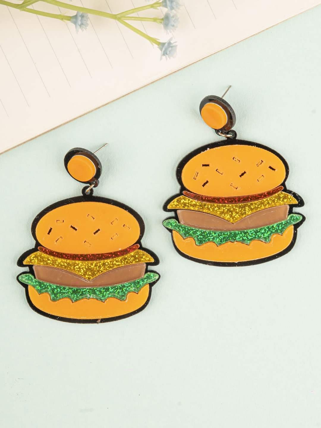 

Crunchy Fashion Quirky Shaped Drop Earrings, Yellow