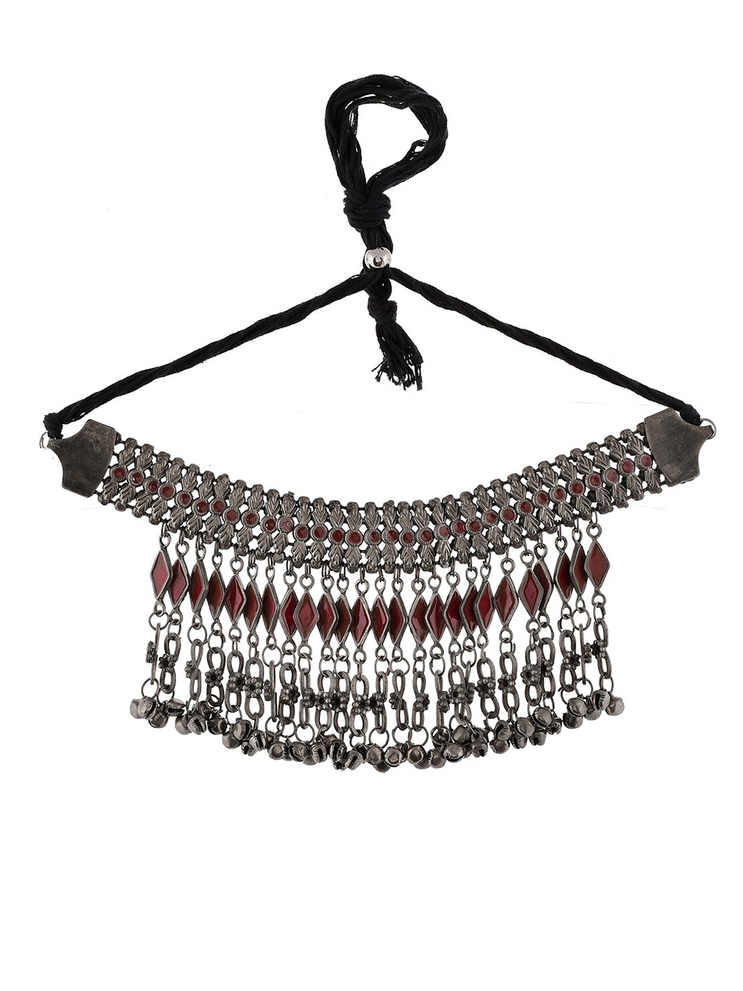 

Infuzze Silver-Plated Choker Necklace