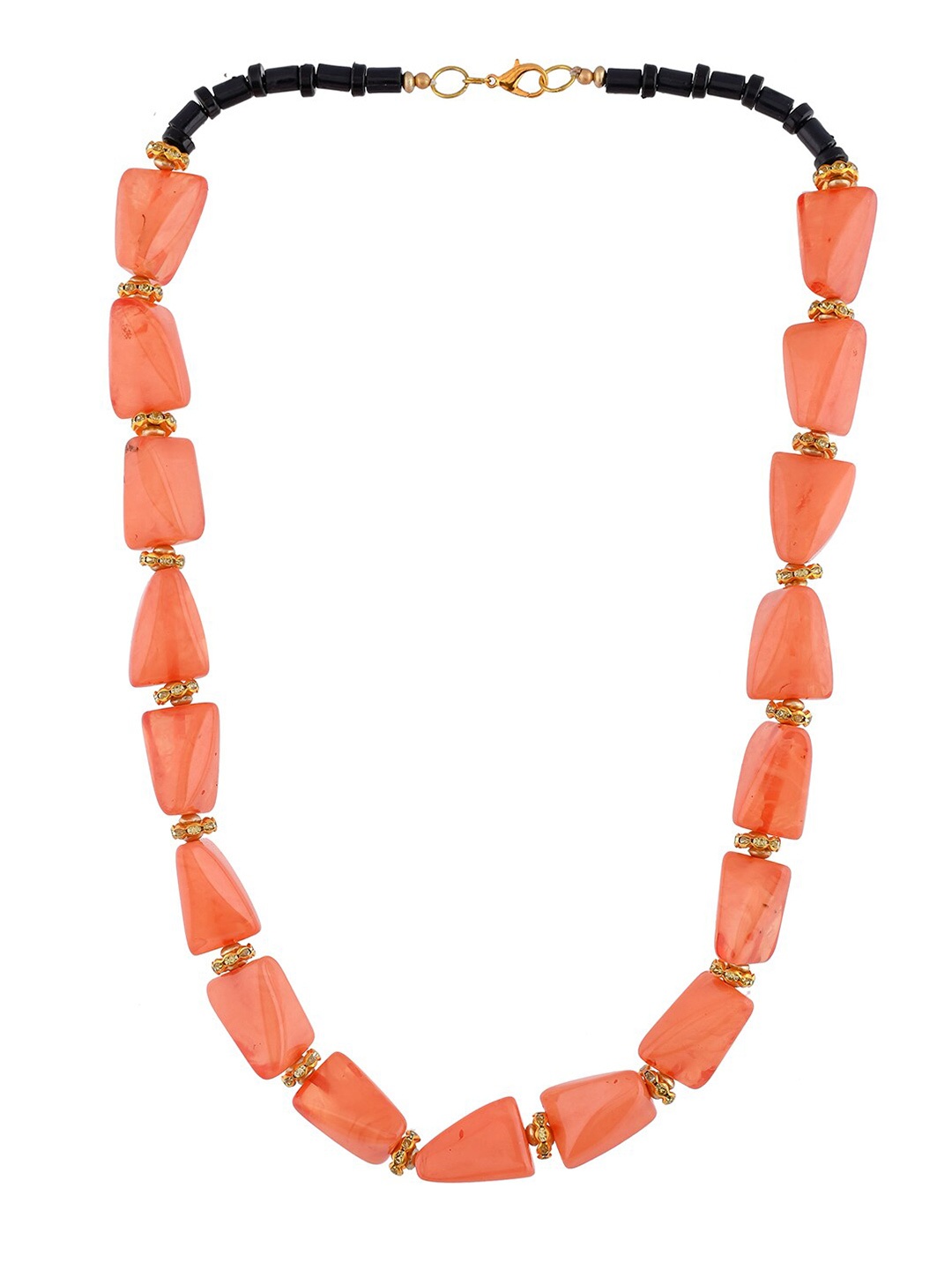 

Infuzze Minimal Beaded Necklace, Orange