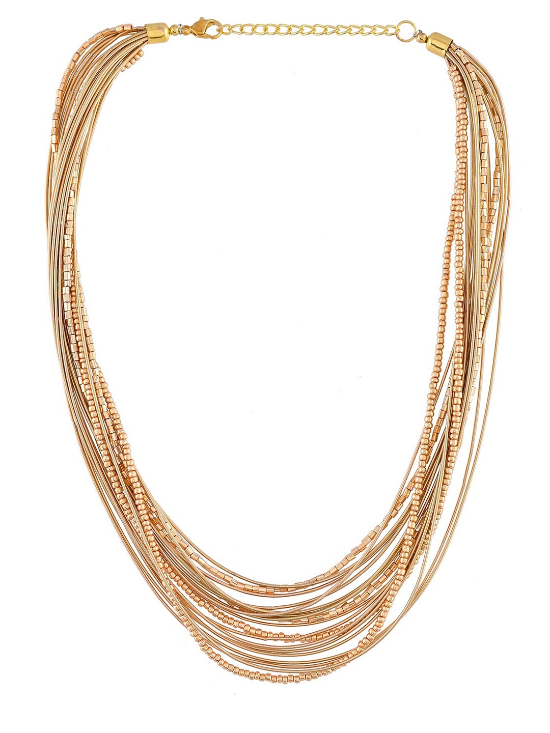 

Infuzze Beaded Layered Necklace, Gold